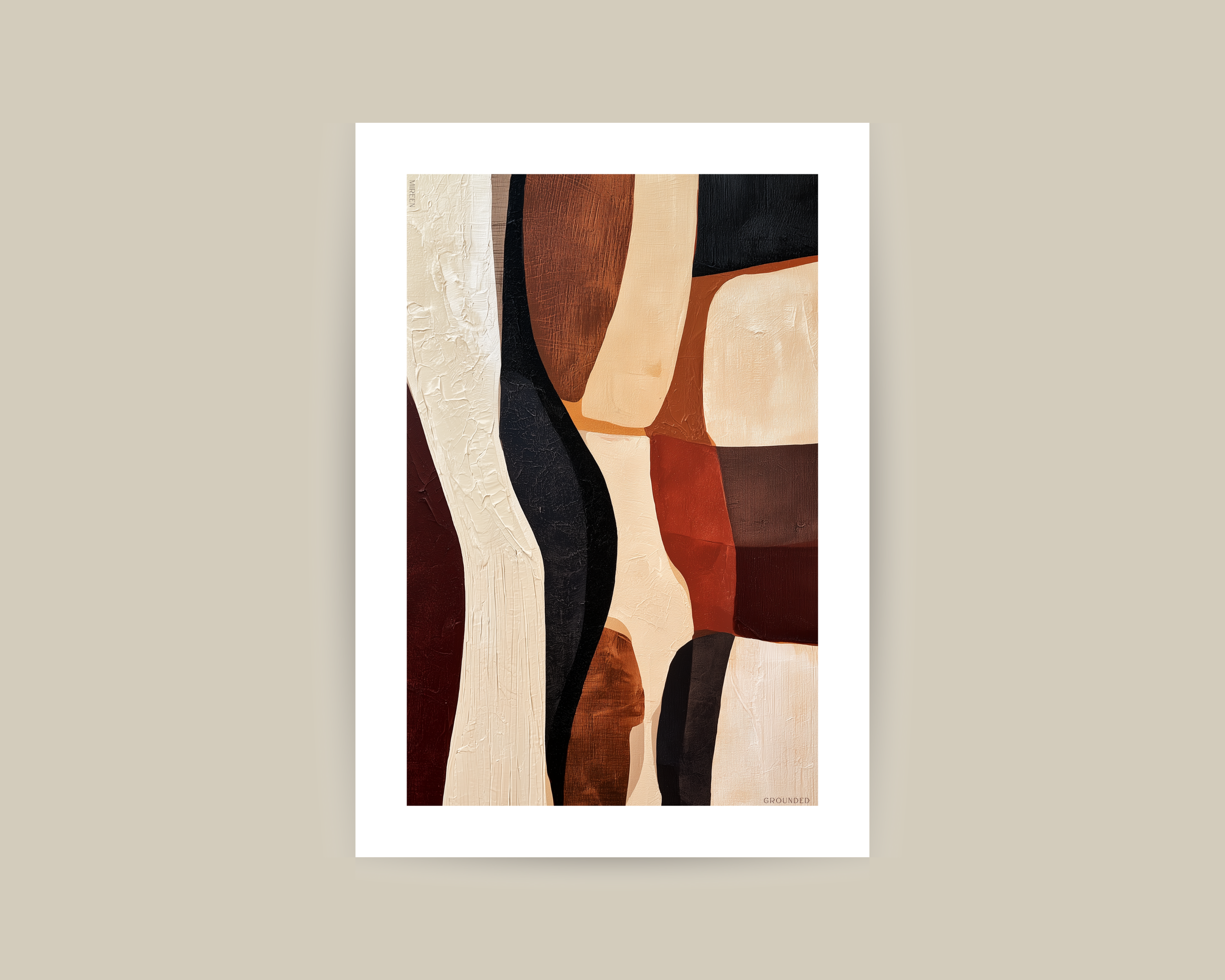 Grounded V Print