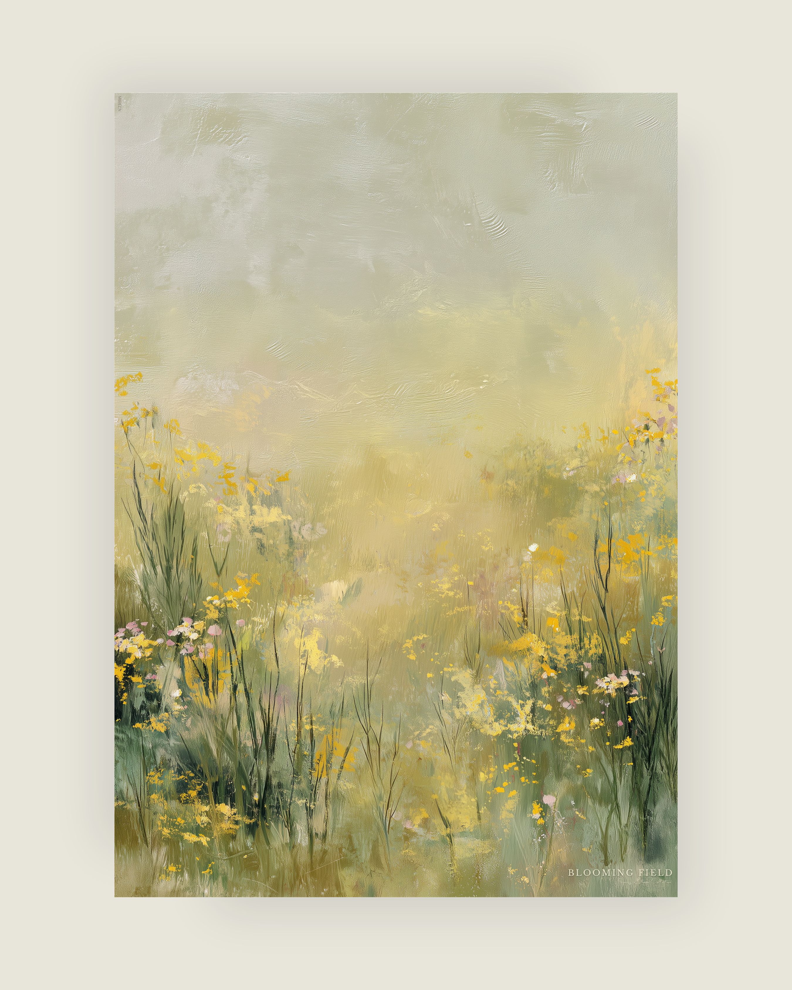 Blooming Field Poster