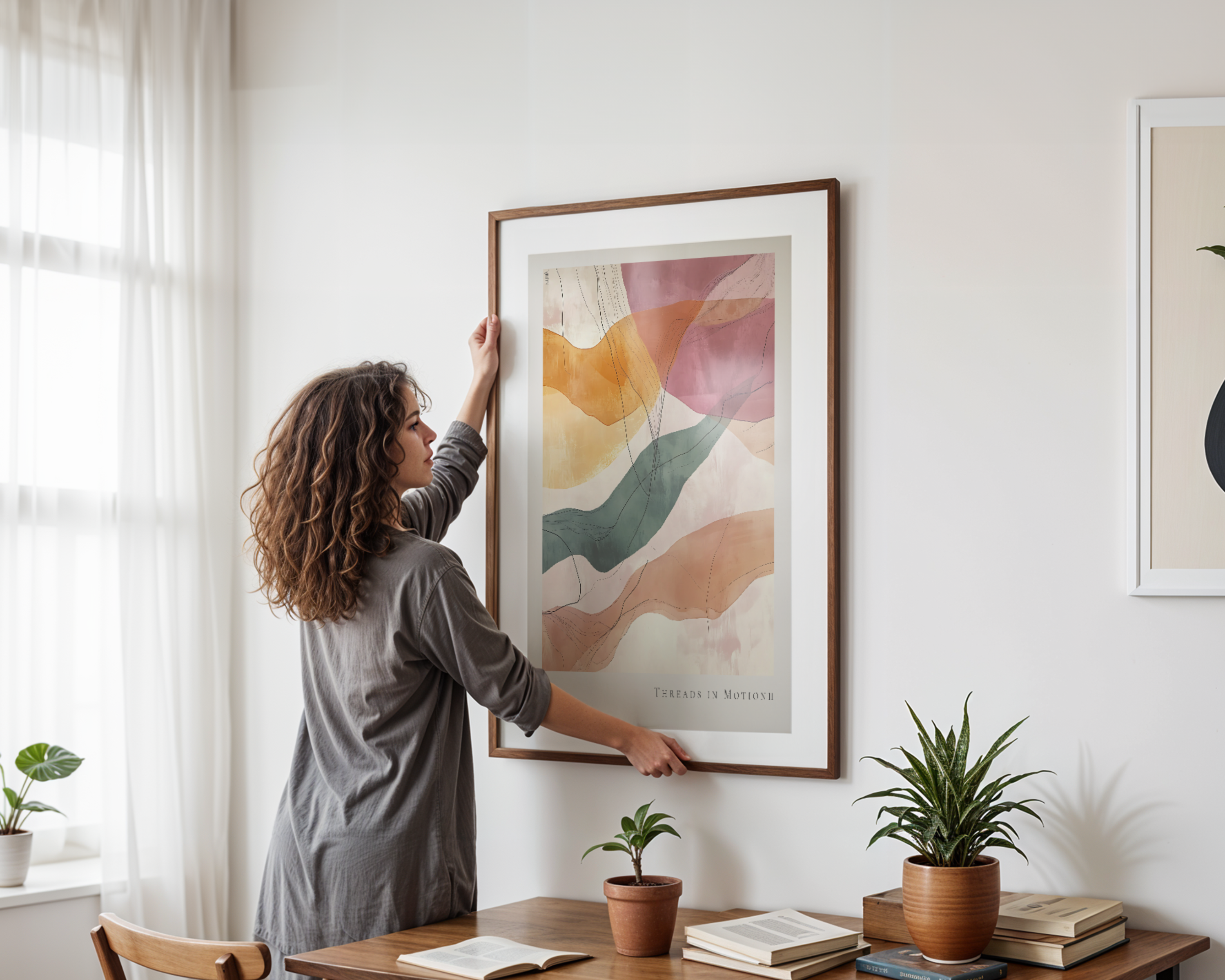 Threads in motion II Print