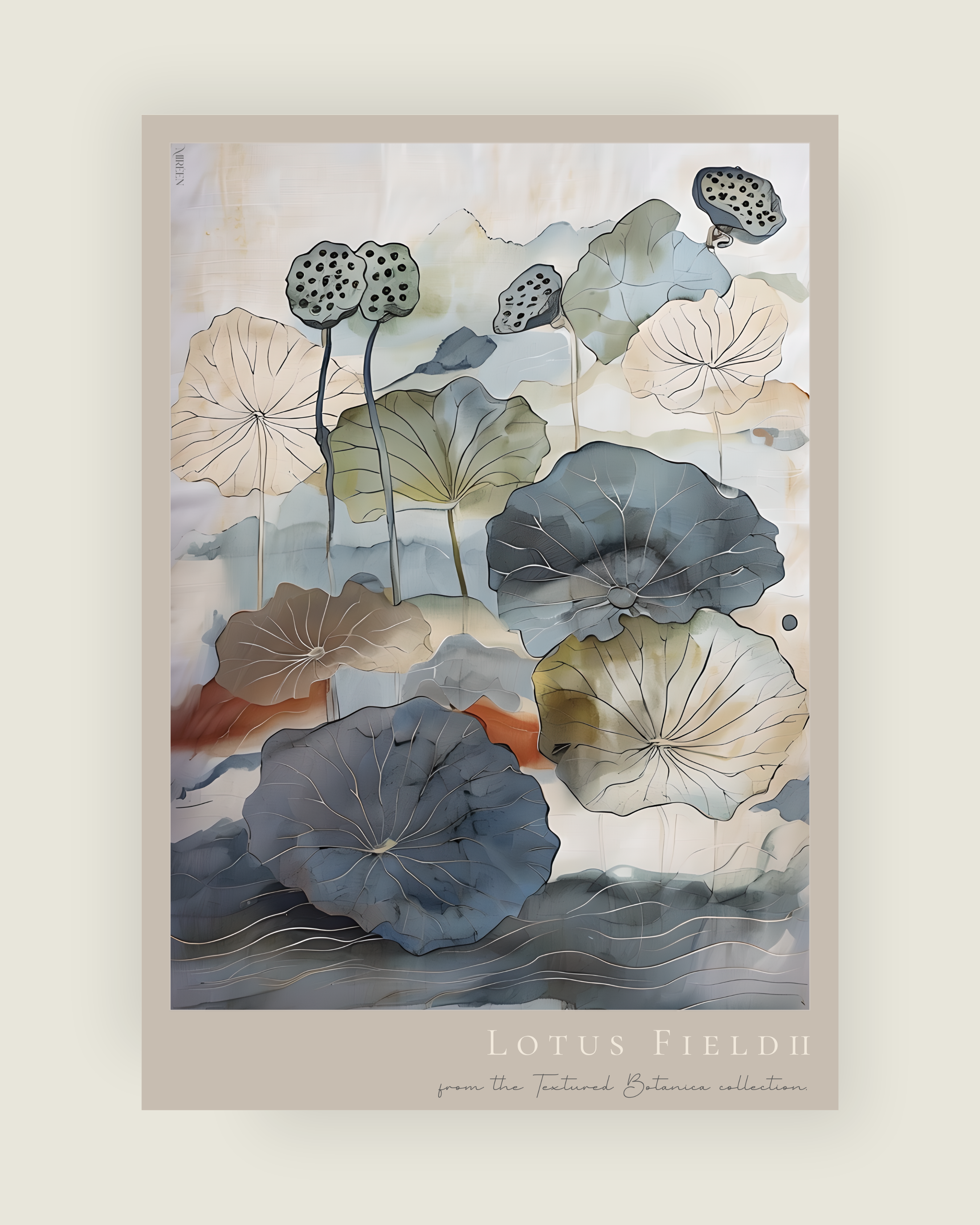 Lotus field II poster