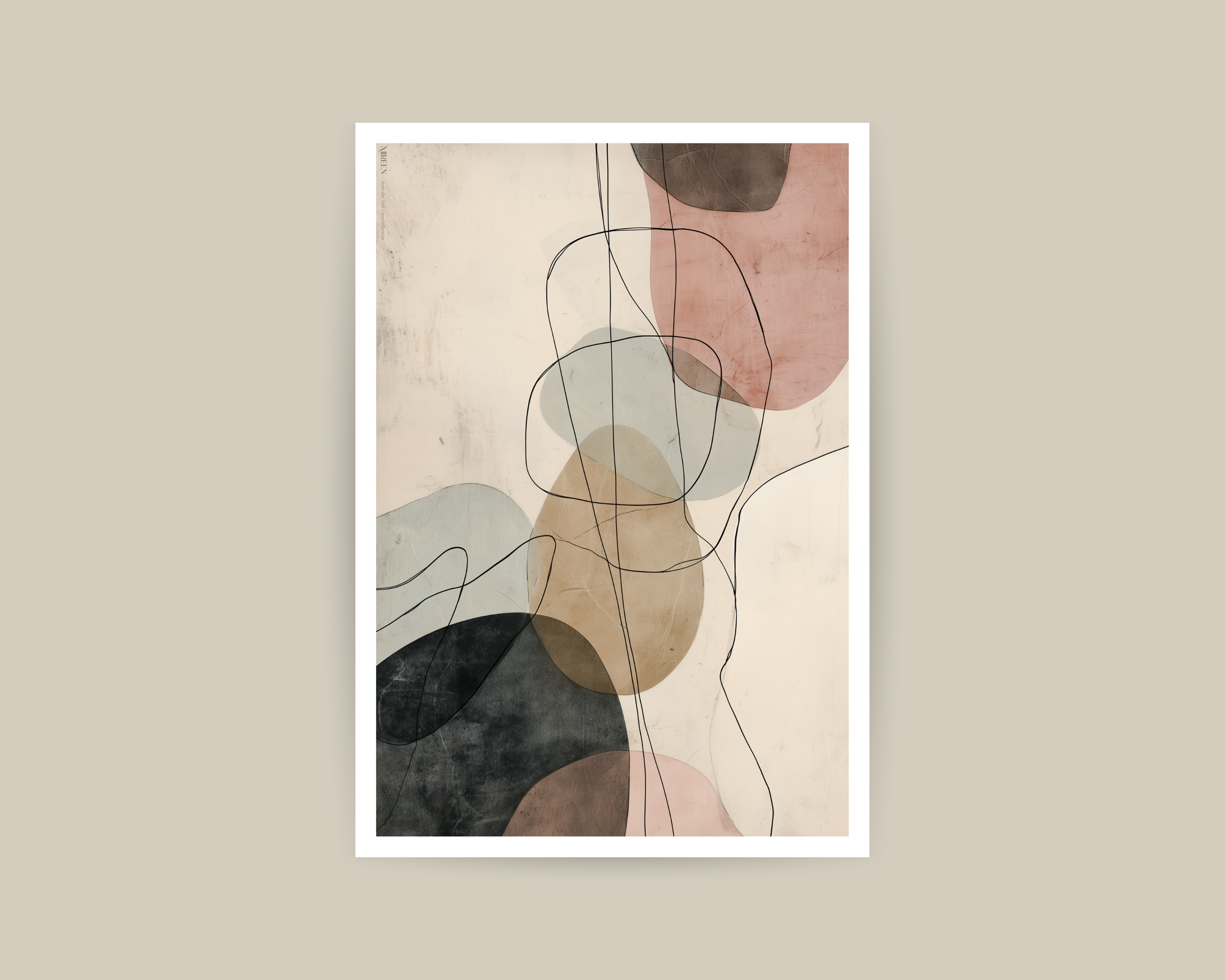 Soft Lines NO.1 Print
