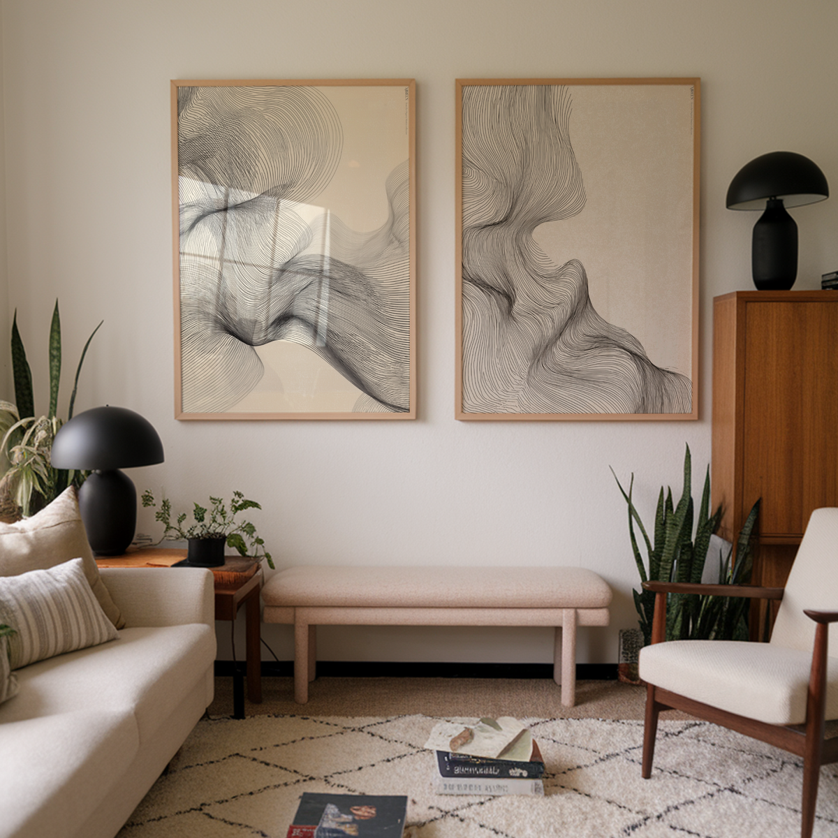 Fluid Contours Posterpaket