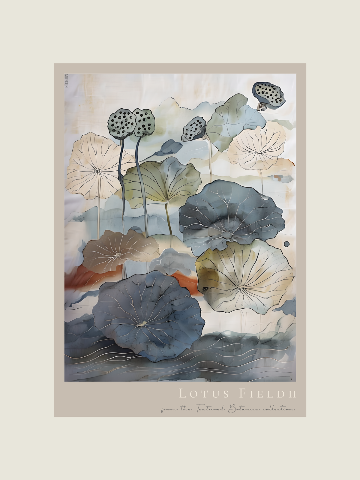 Lotus field II poster