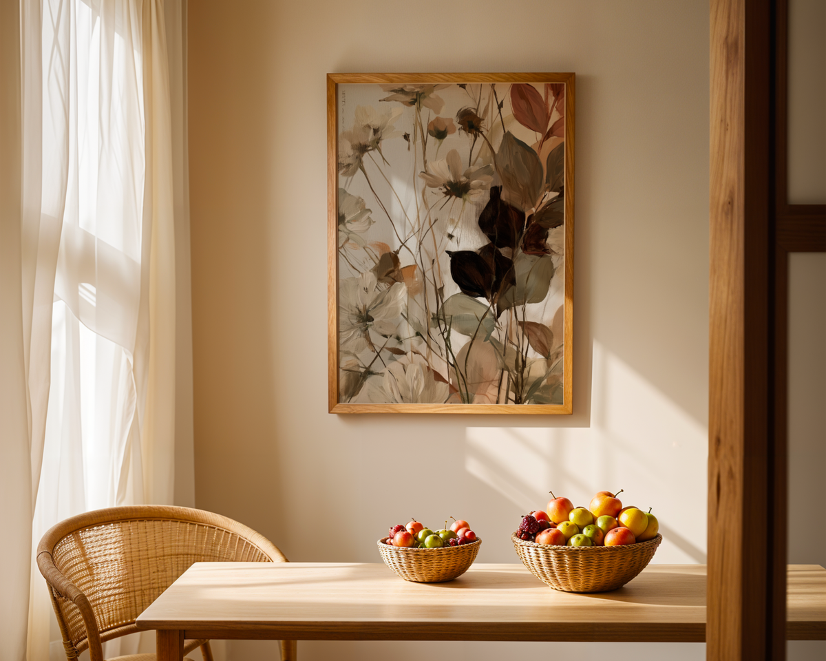 Earthy Flora Poster