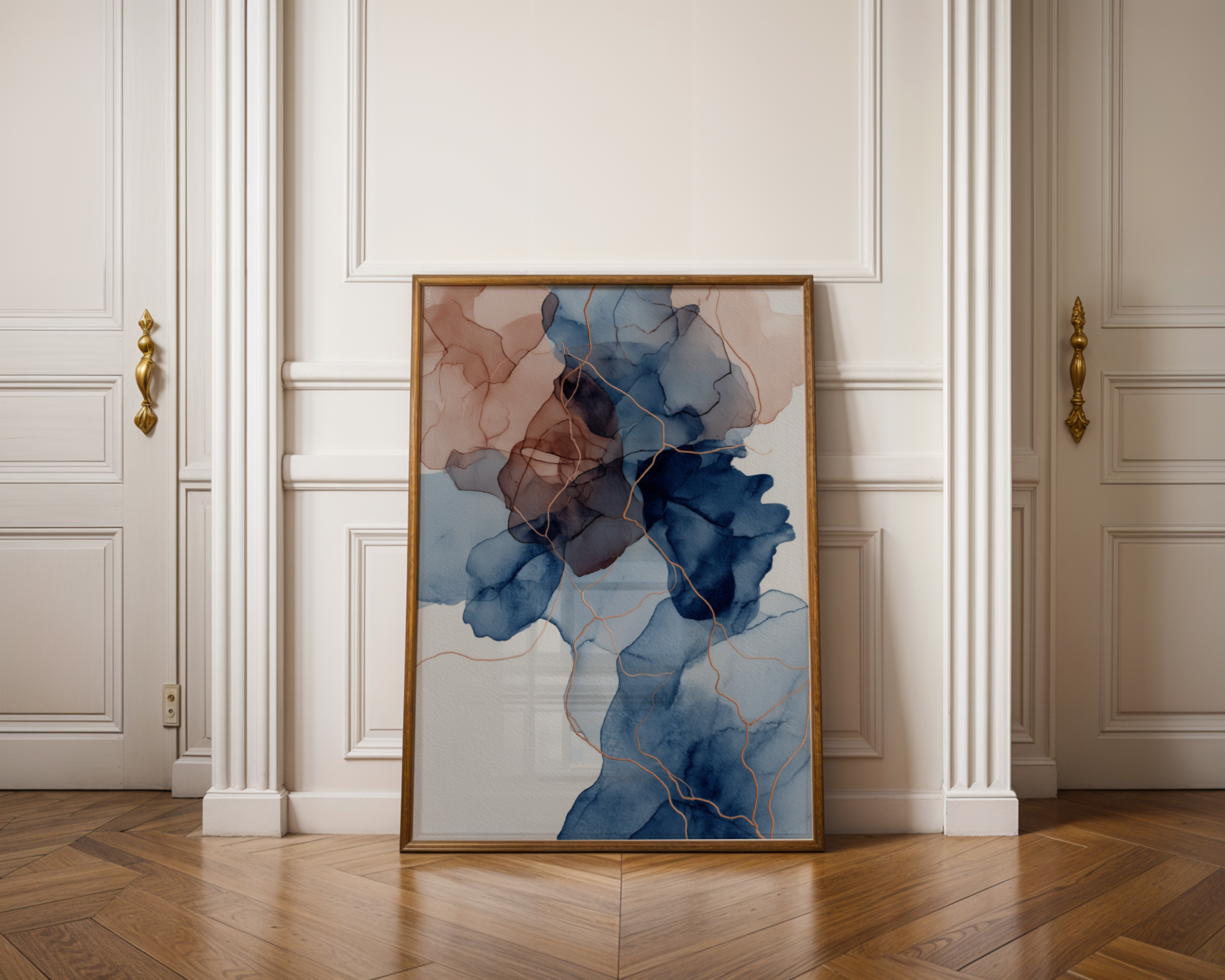 Flow in Blue NO.2 Print