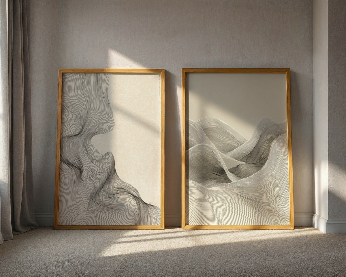 Fluid Contours NO.1 Print