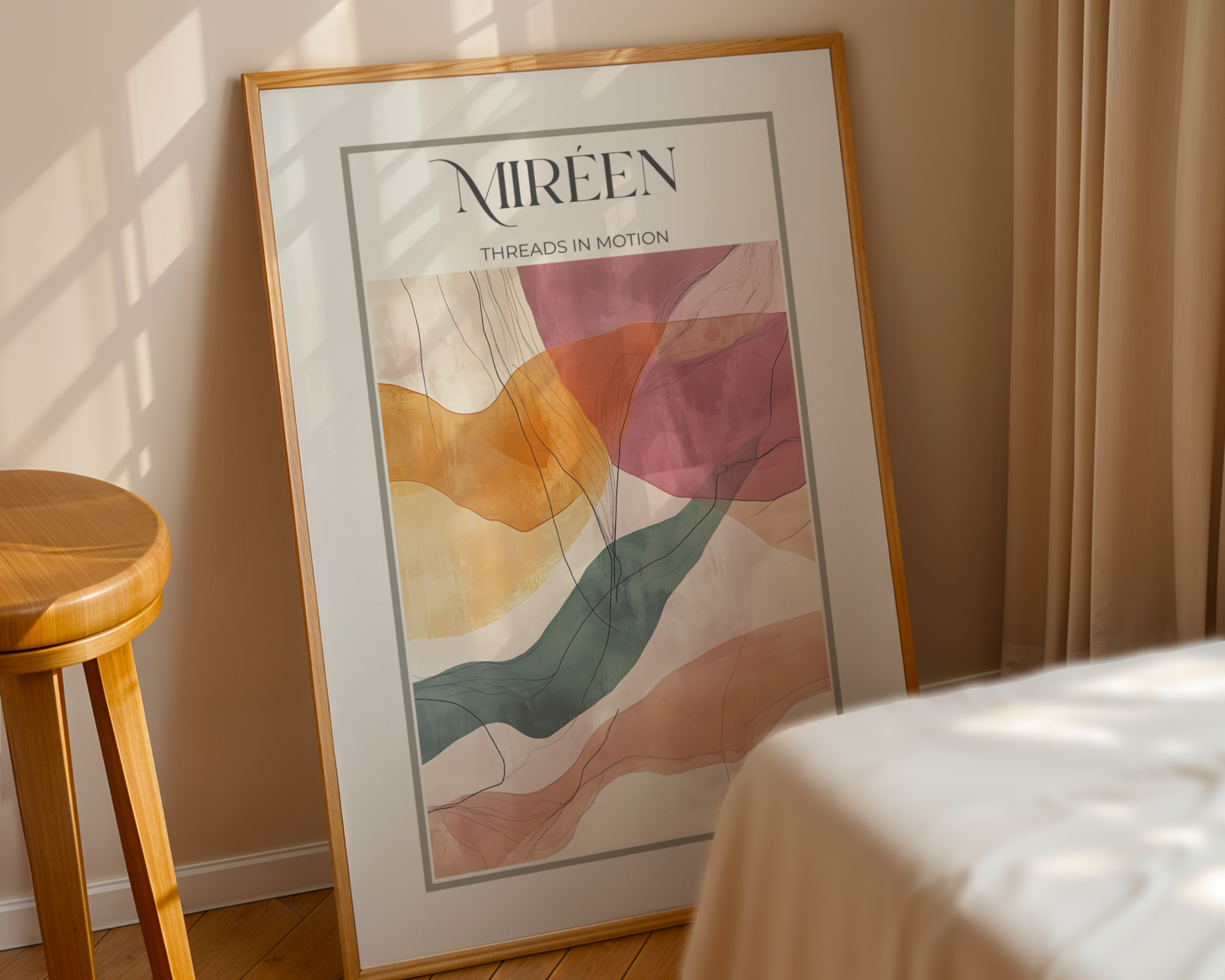 Threads in motion Print