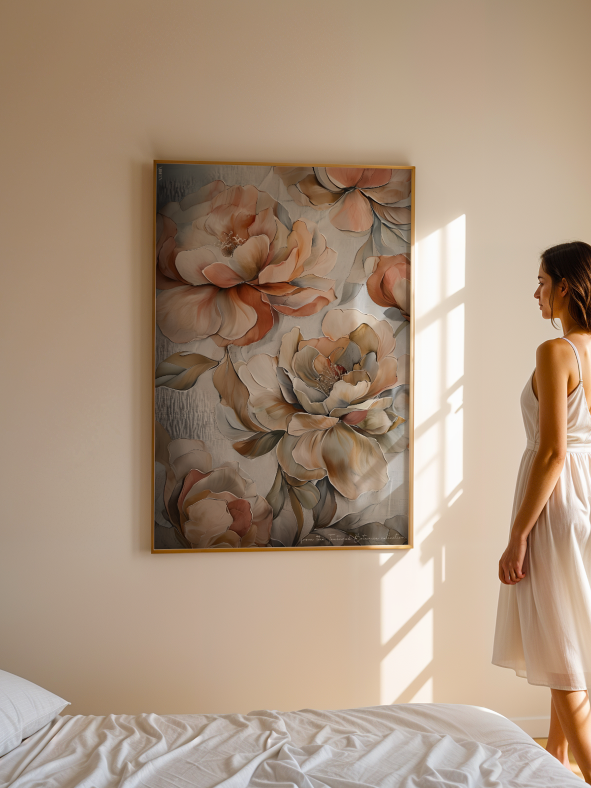 Velvet bloom Print