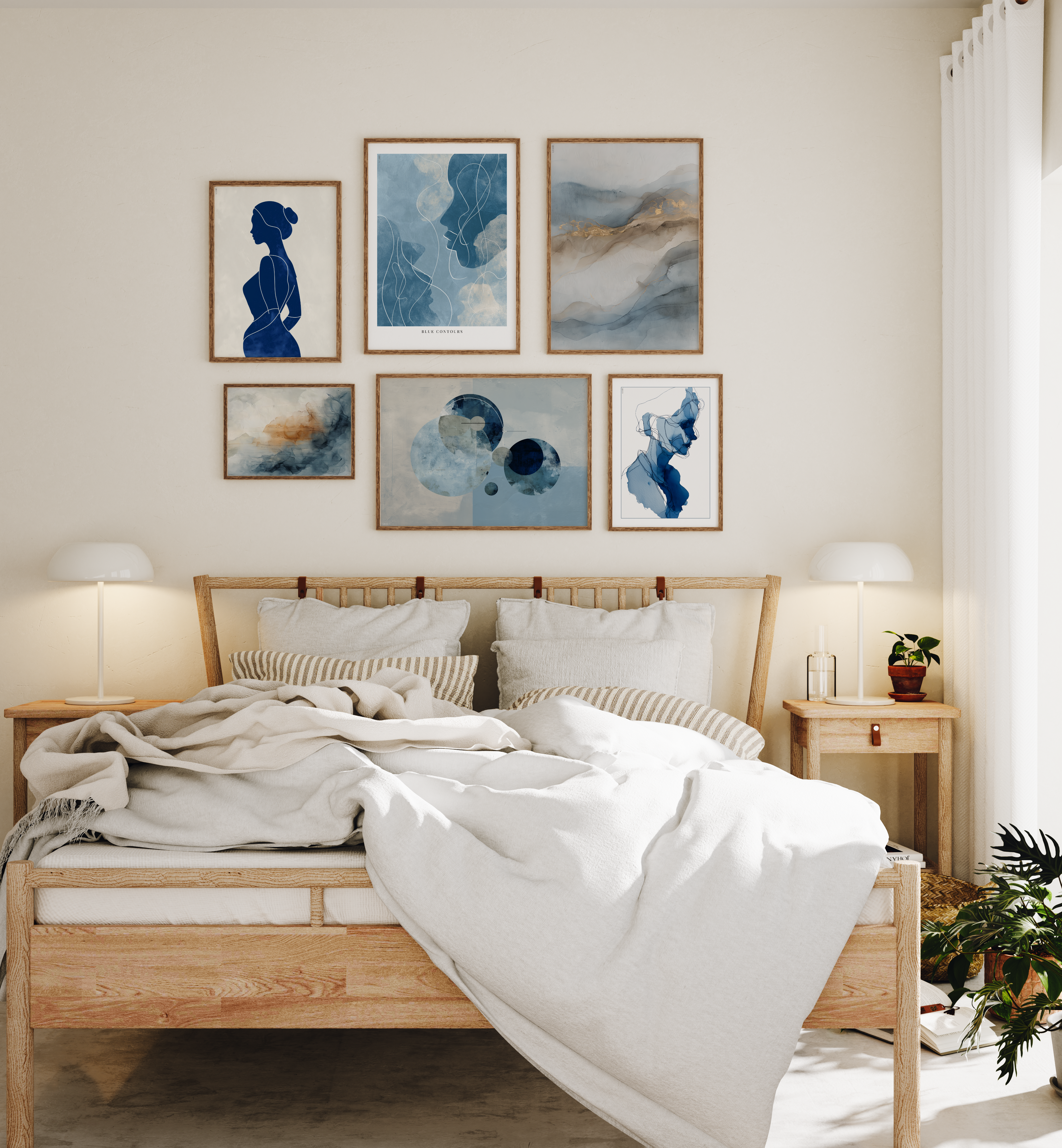 Calm in Blue – Set of 5