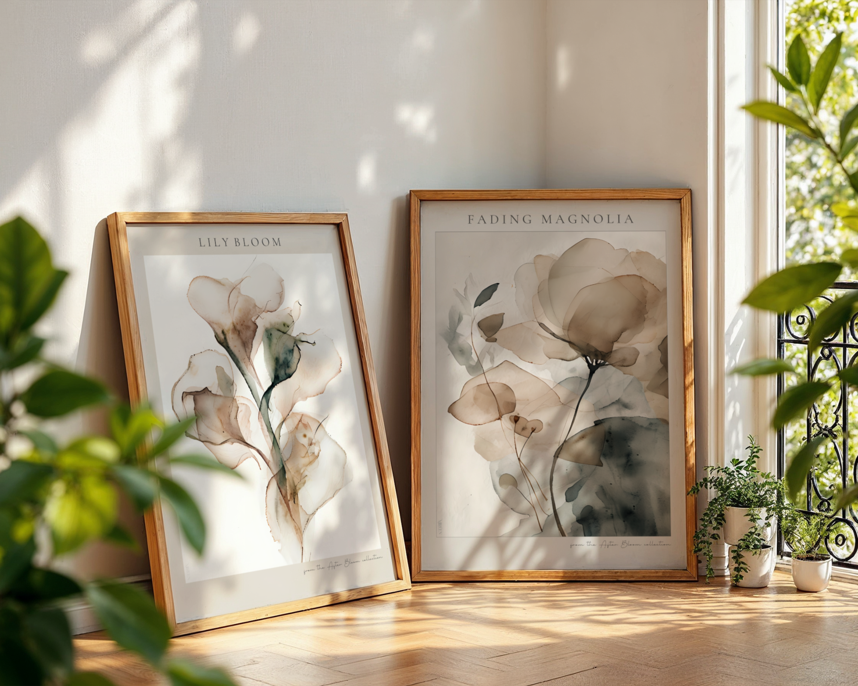 Fading Magnolia & Lily Bloom pairing