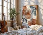 Rust Peonies poster