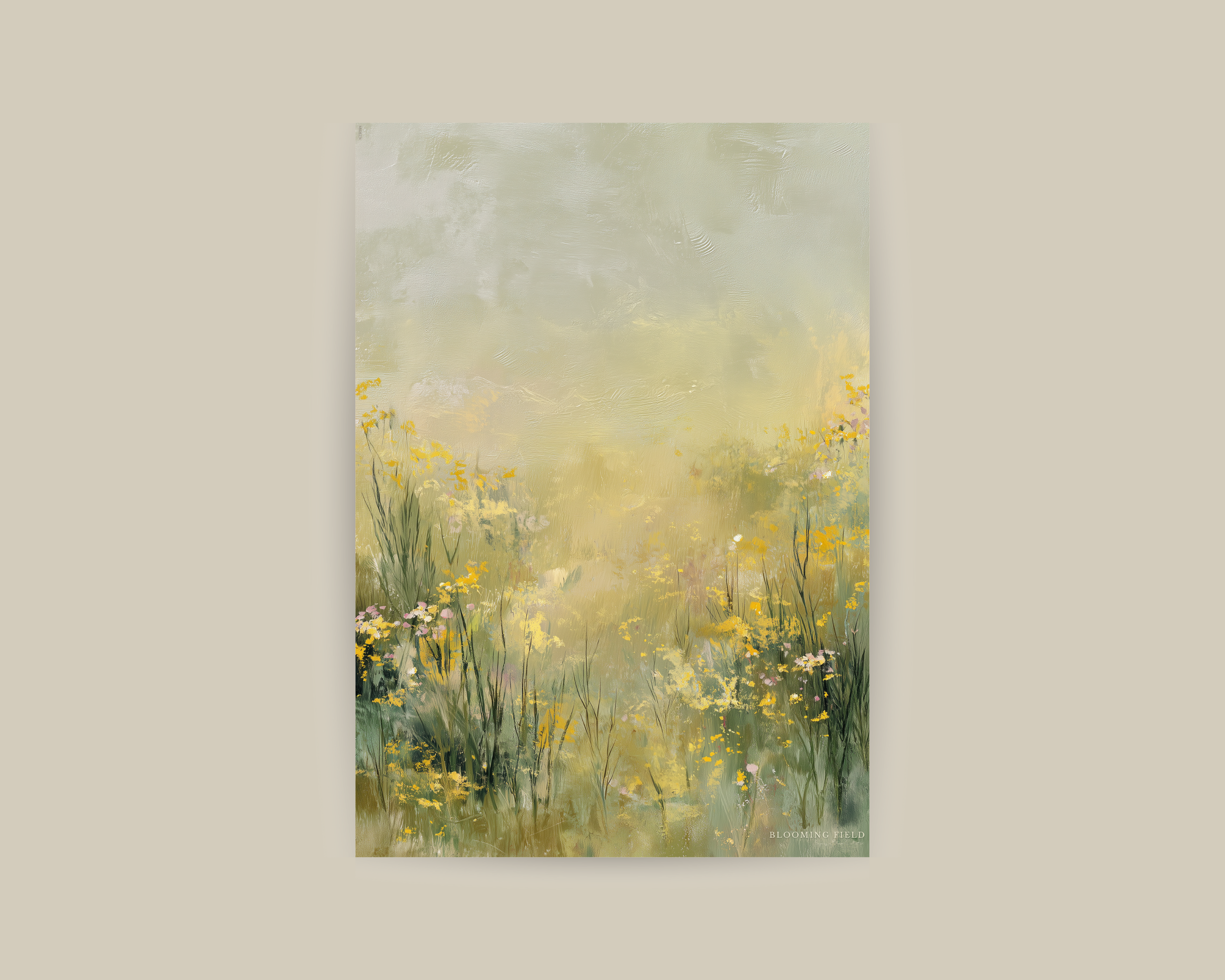 Blooming Field Print