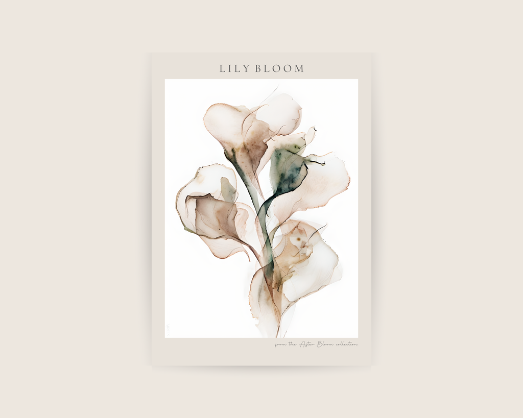 Liliy Bloom Print