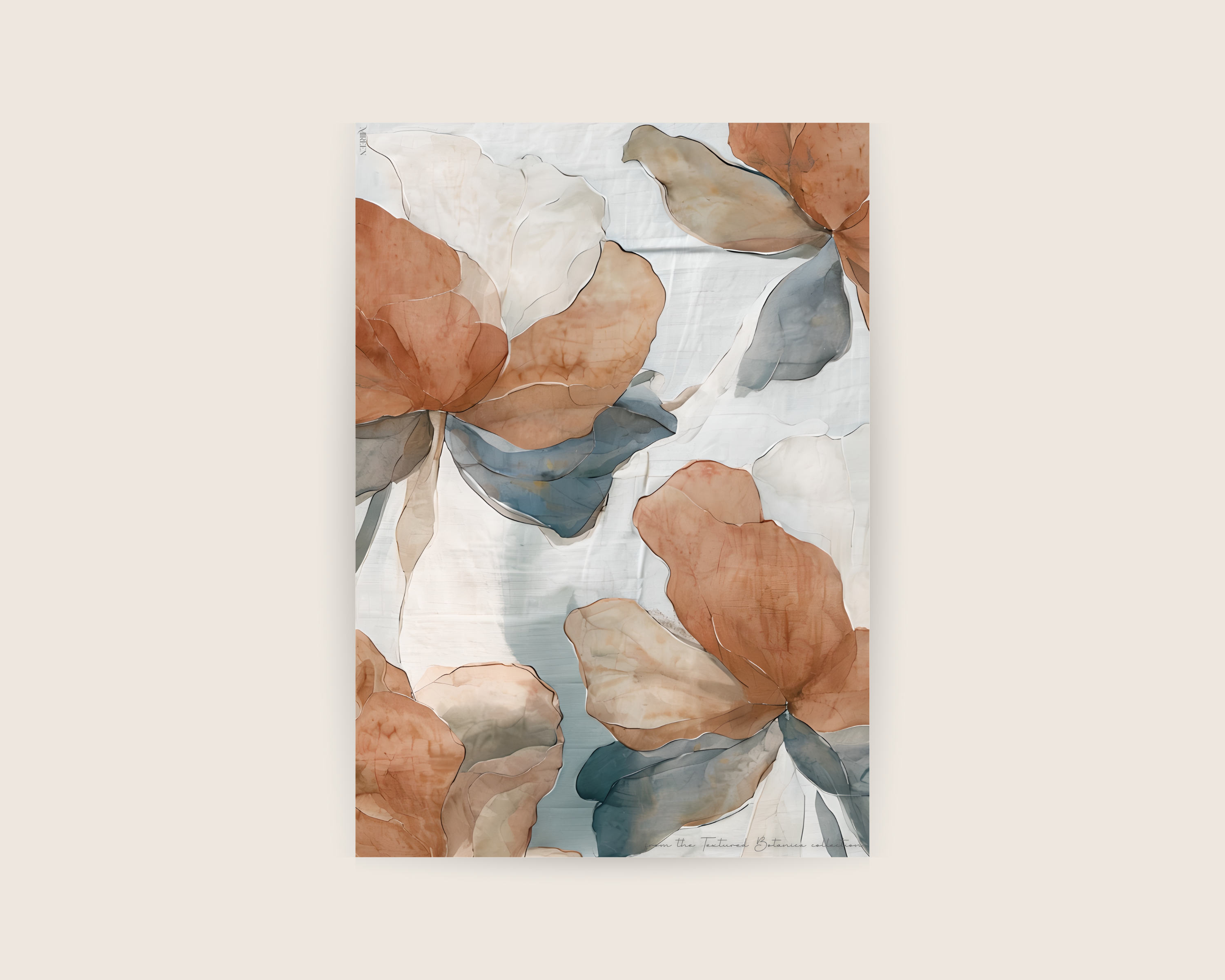 Rust Peonies II Print