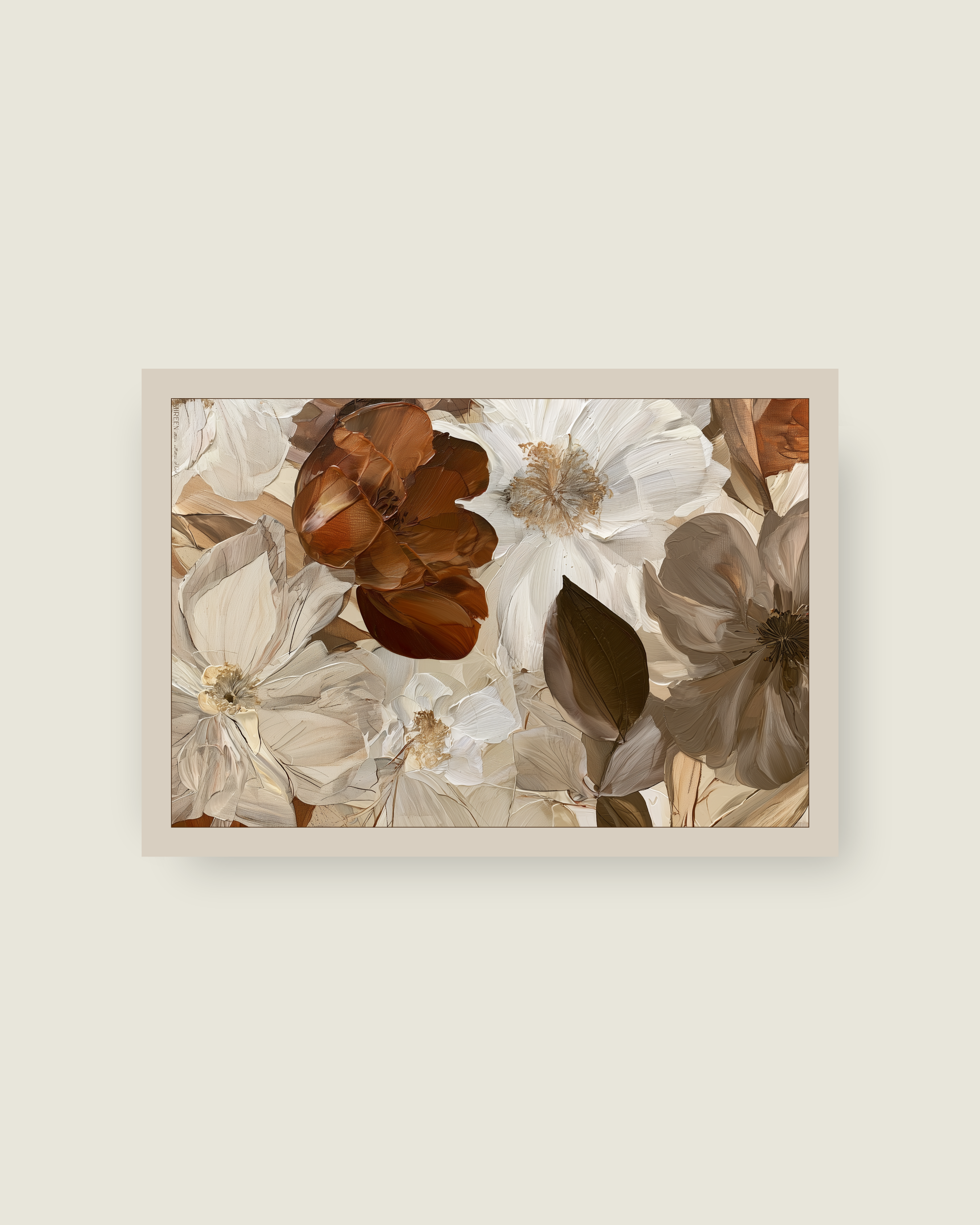 Ivory Bloom Print