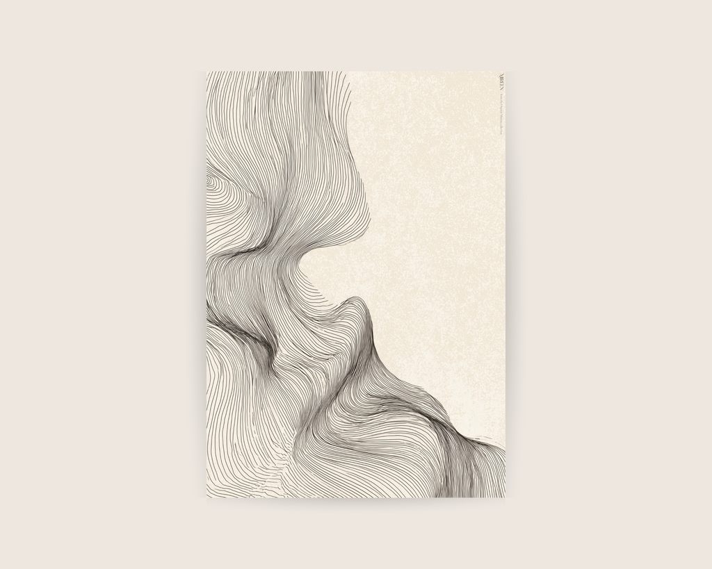 Fluid Contours No.1 Print