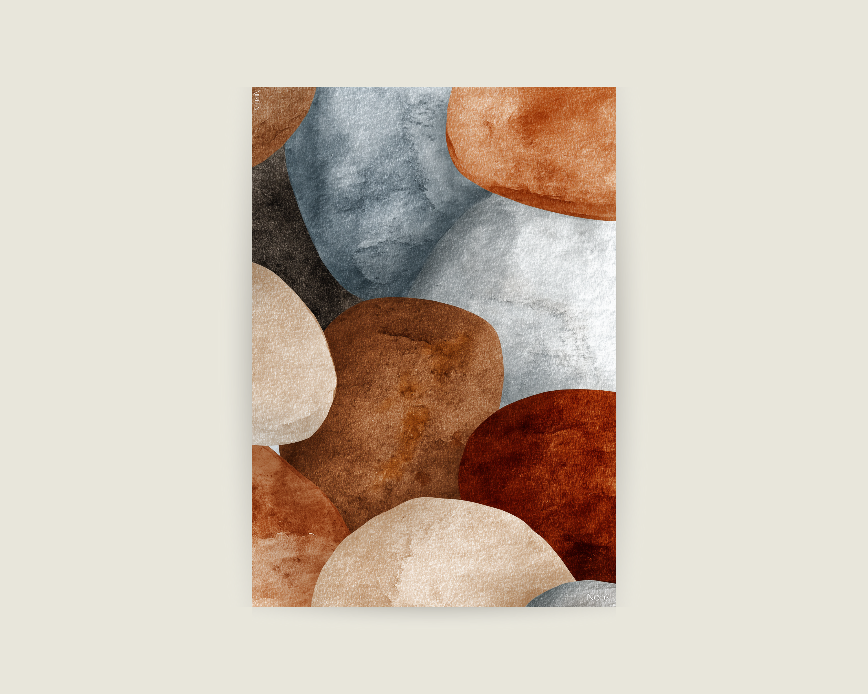 Soft Structures NO.6 poster