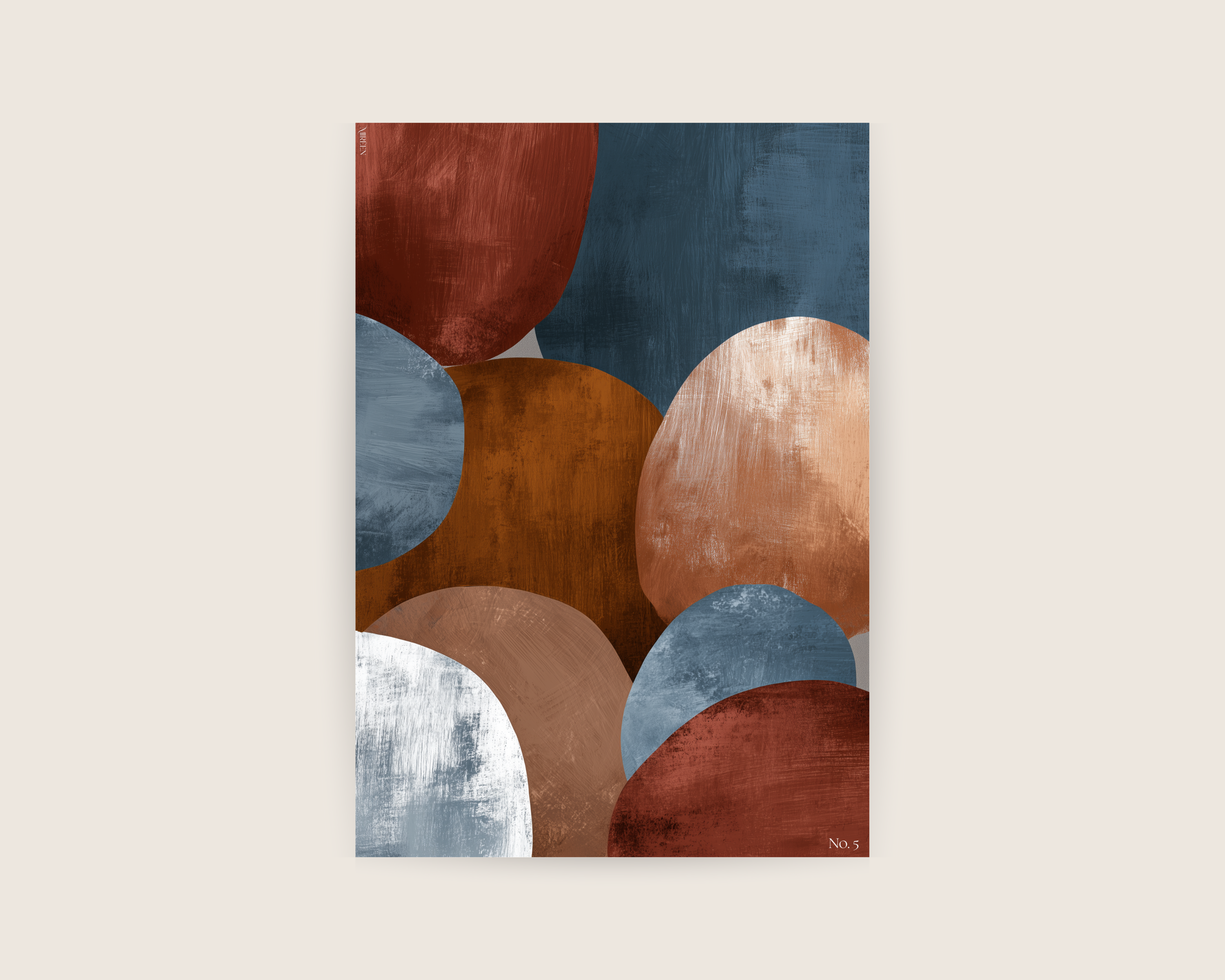 Soft Structures NO.5 Print