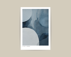 Flow in blue no.1 poster