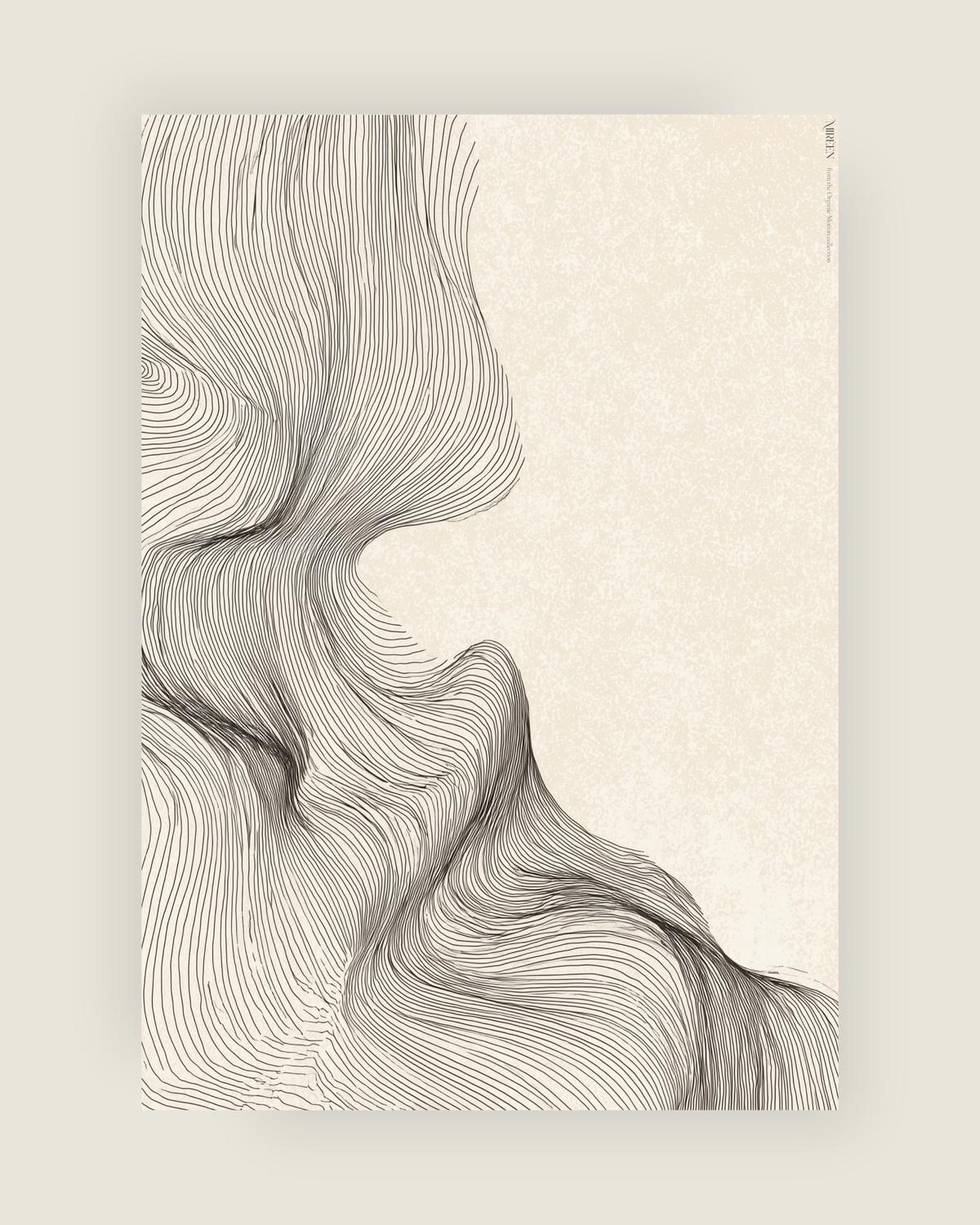 Fluid Contours No.1 Poster