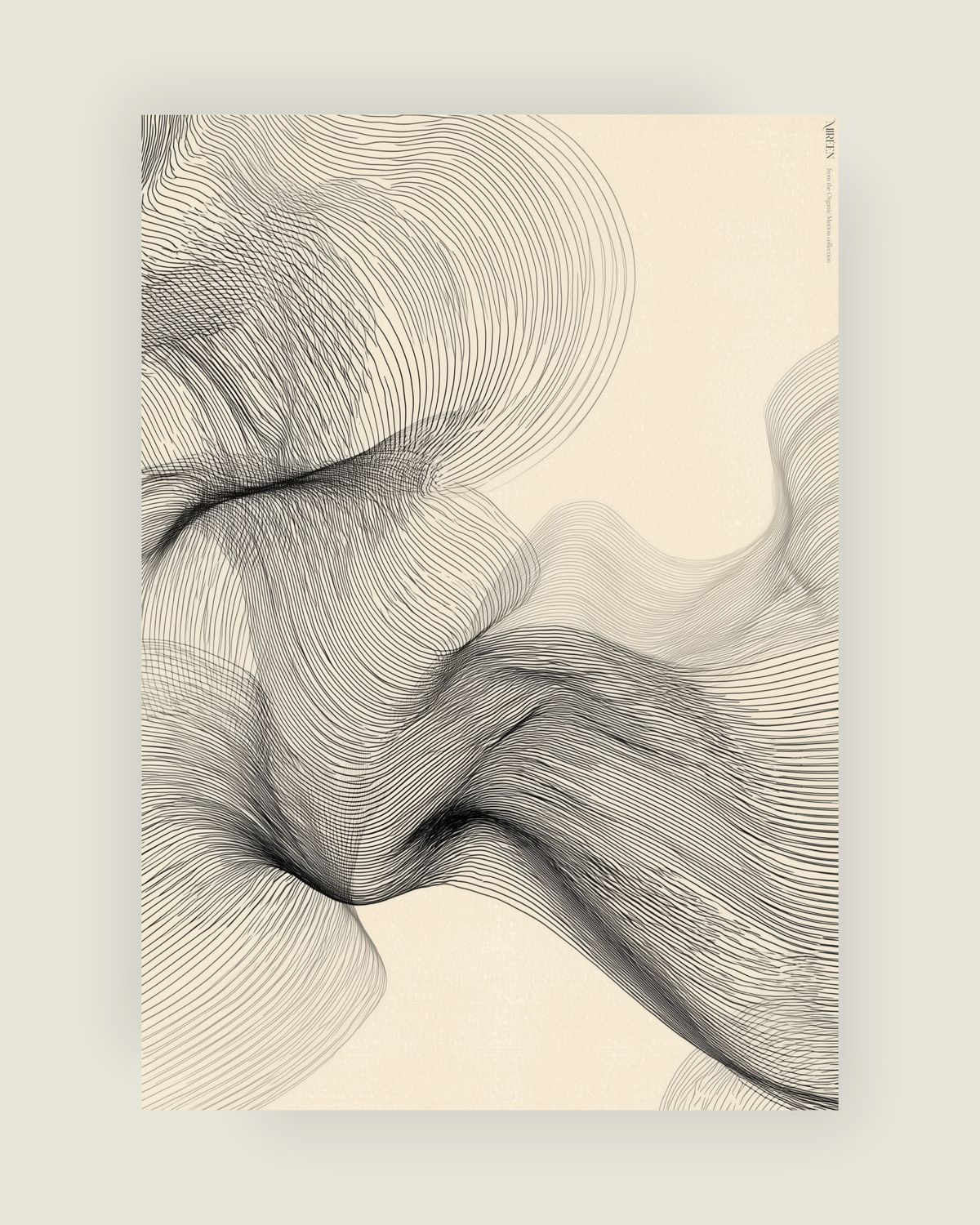 Fluid Contours No.2 Poster
