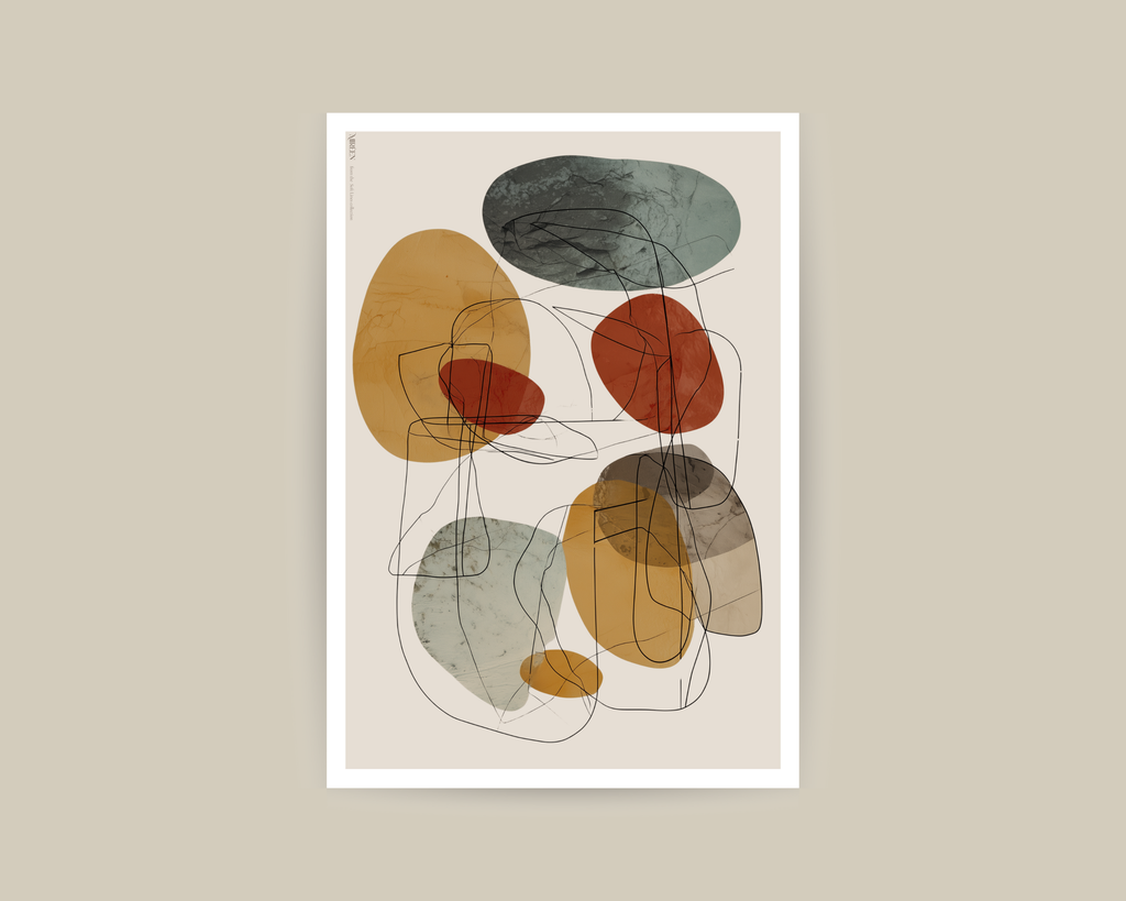 Soft lines no.4 poster