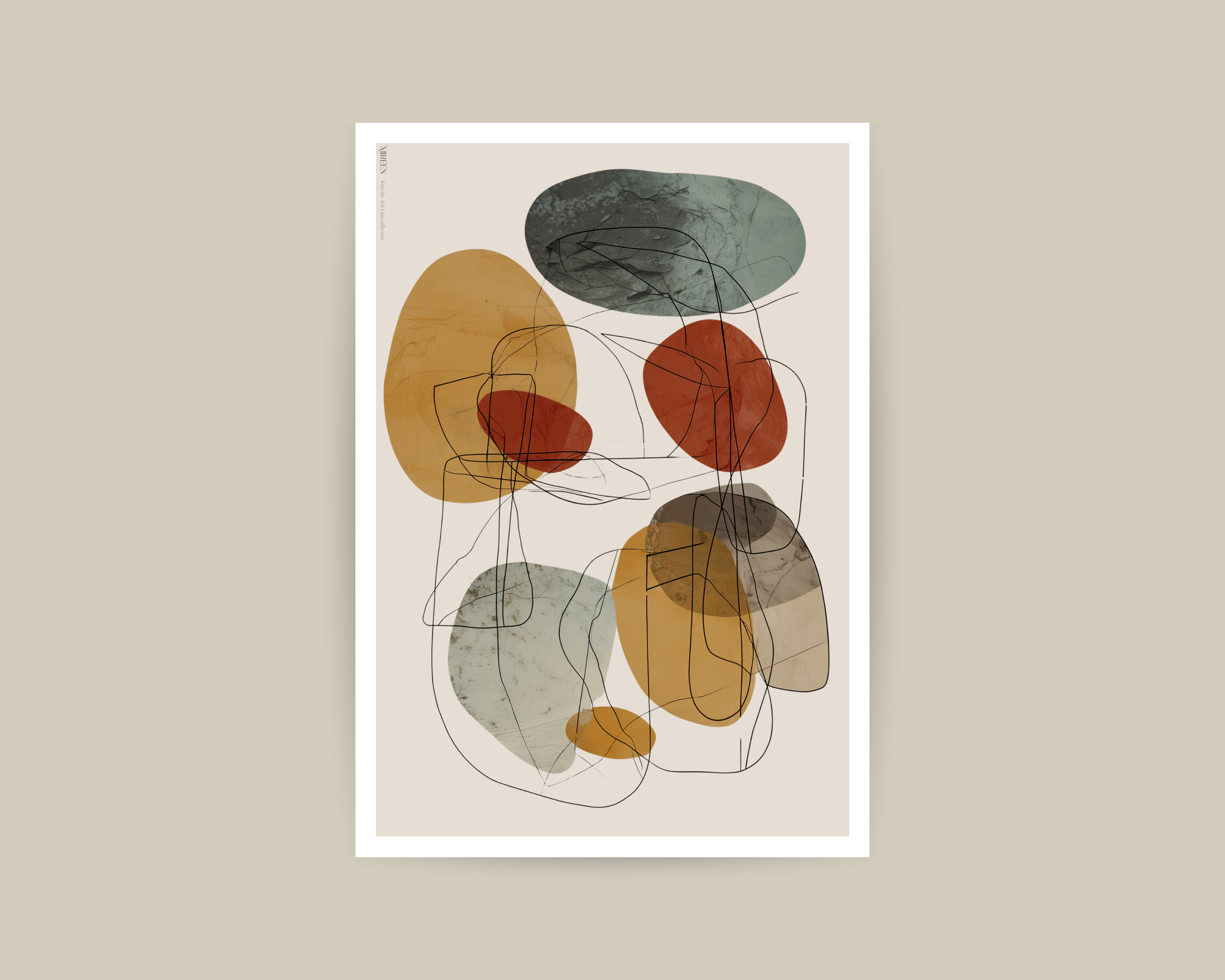Soft Lines NO.4 Print
