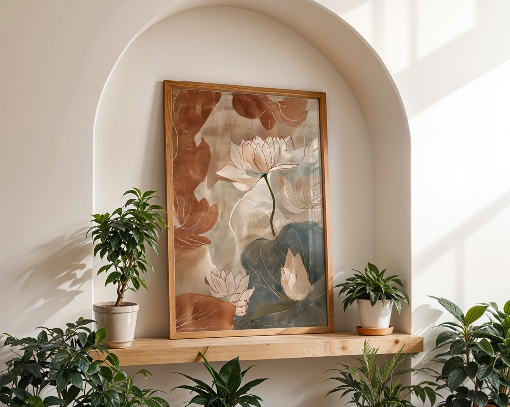 Lotus Field III Print