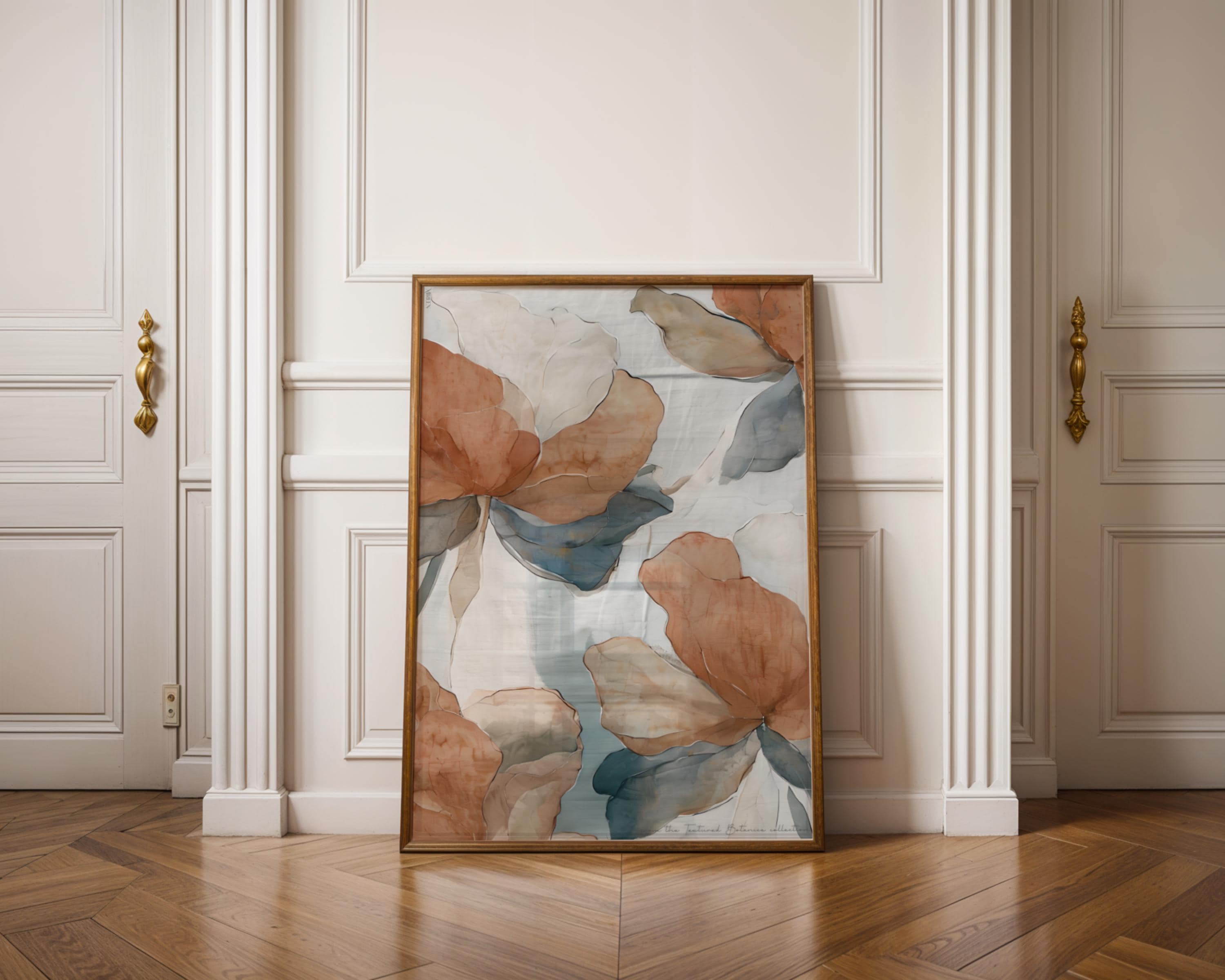 Rust Peonies II Print