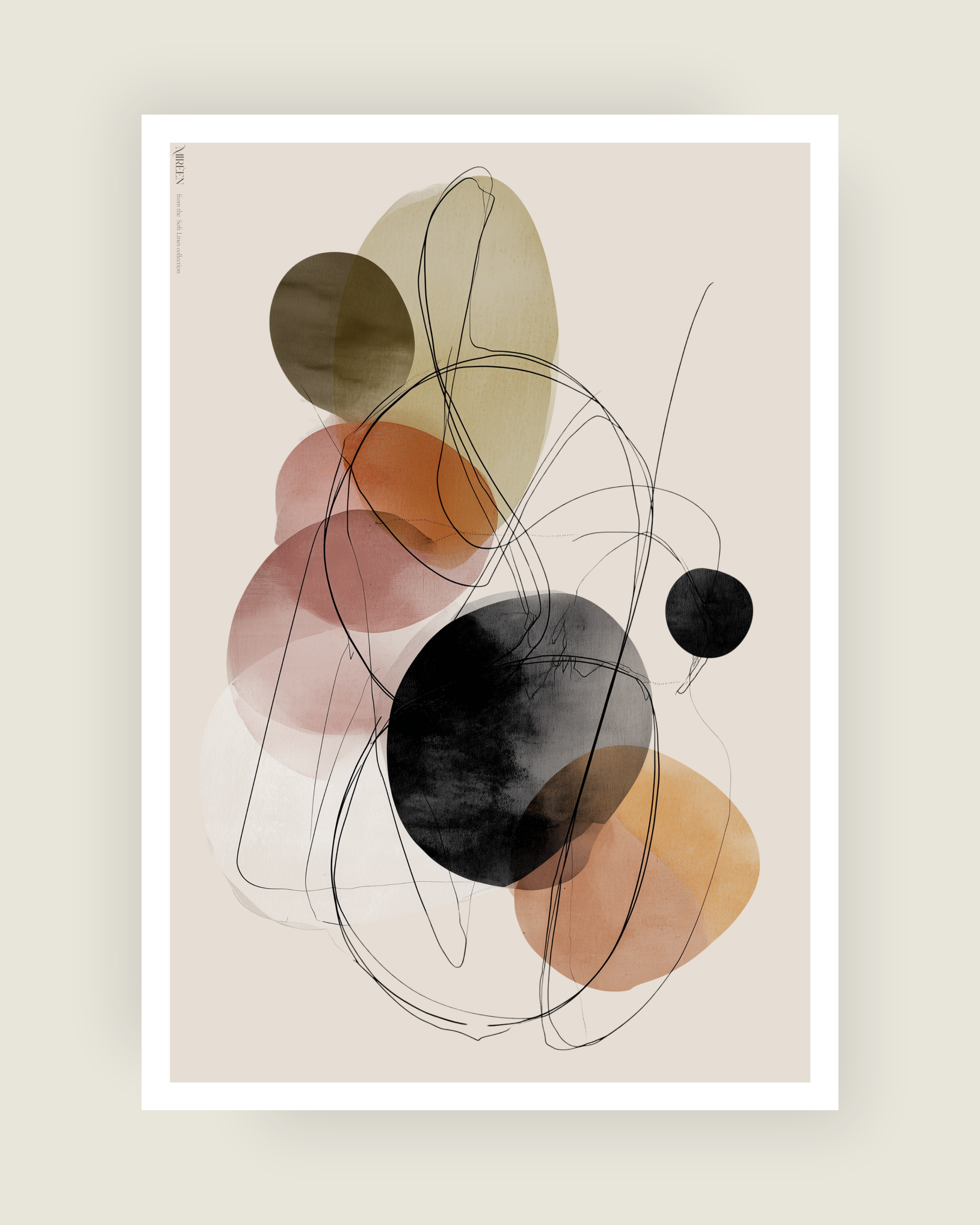 Soft lines no.2 poster