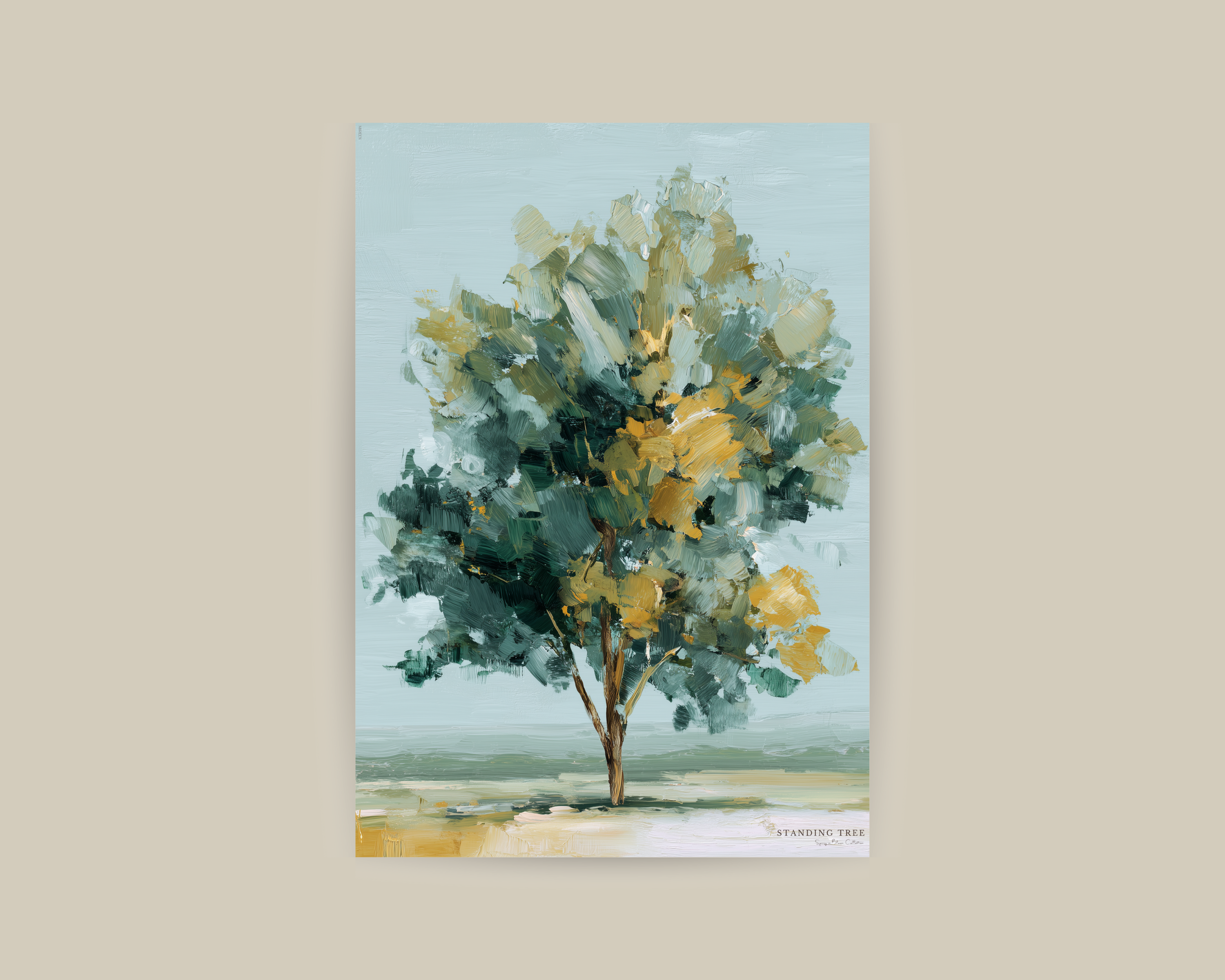 Standing Tree Print