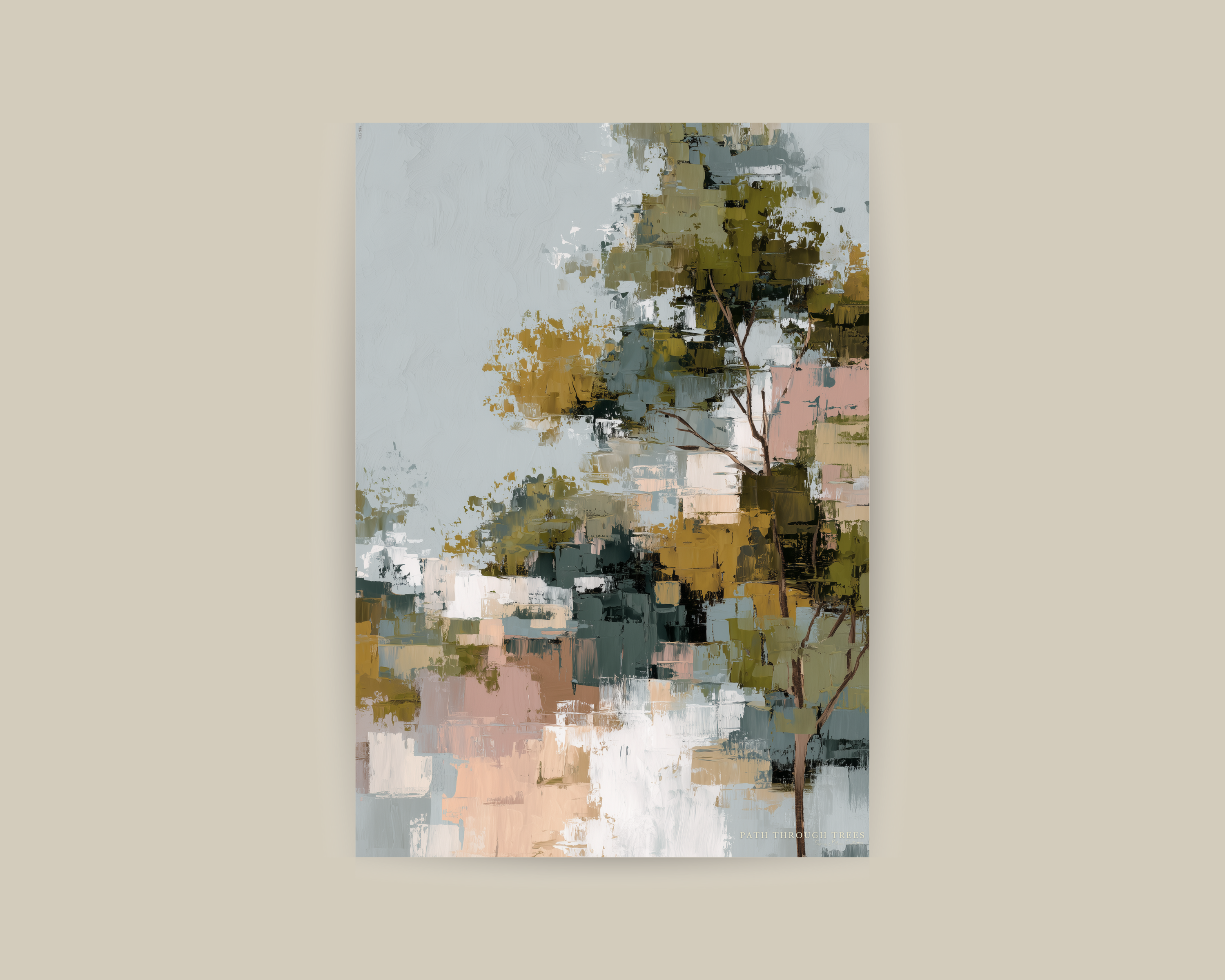Path Through Trees Print