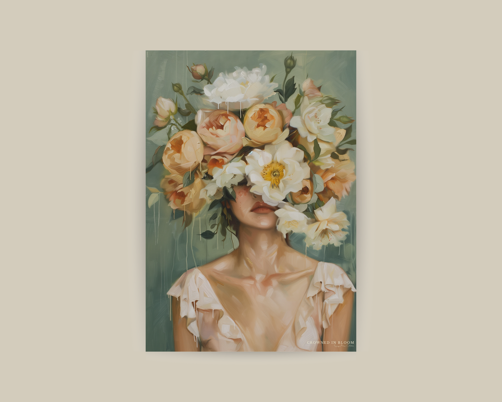 Crowned in Bloom Print