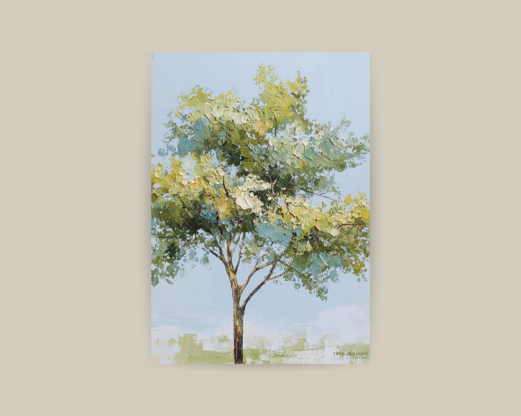 Tree in Light Print