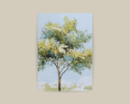 Tree in Light Print