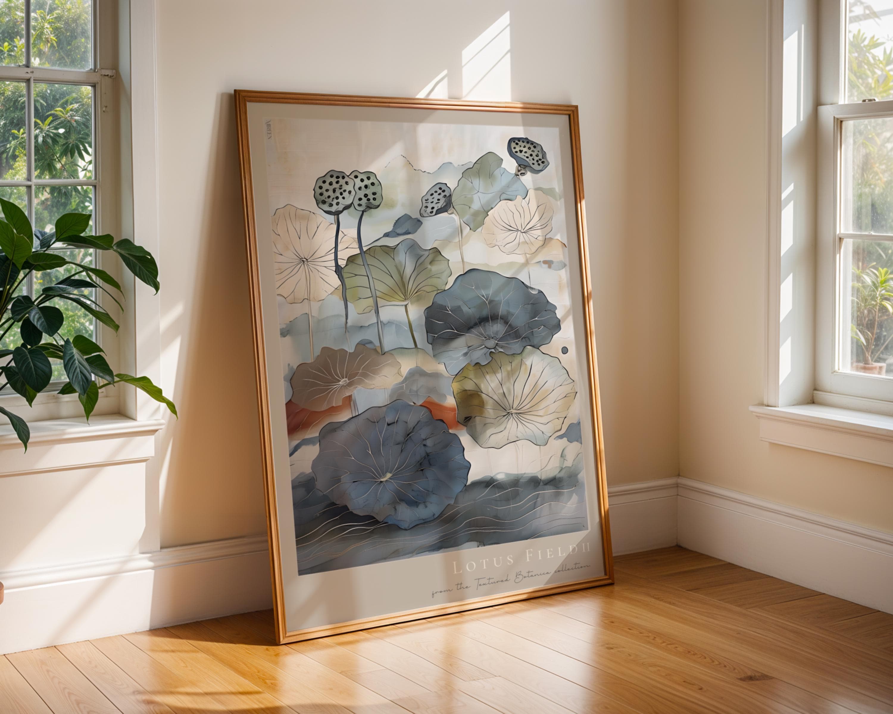 Lotus field II Print