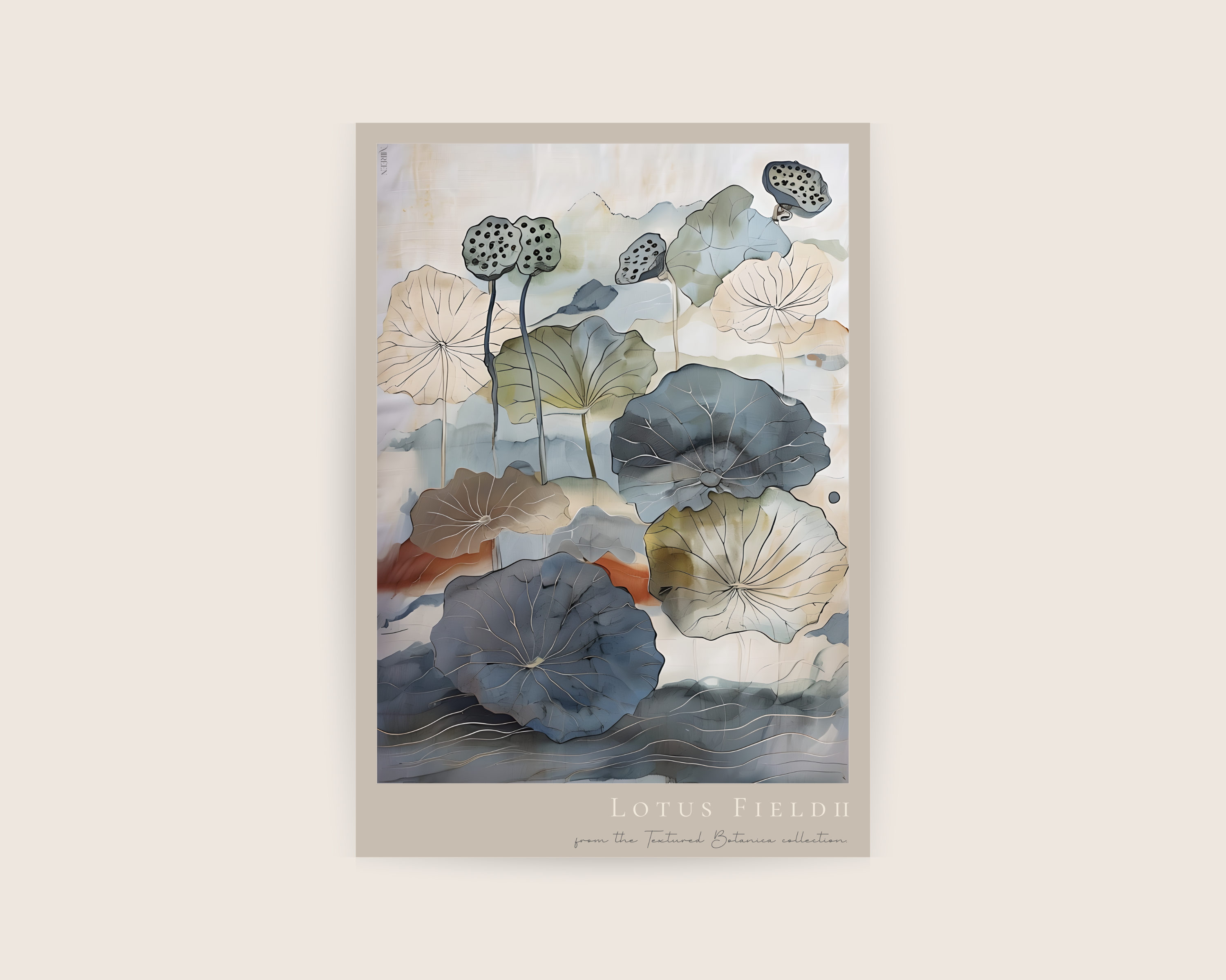 Lotus field II Print