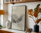 Fluid Contours No.4 Poster