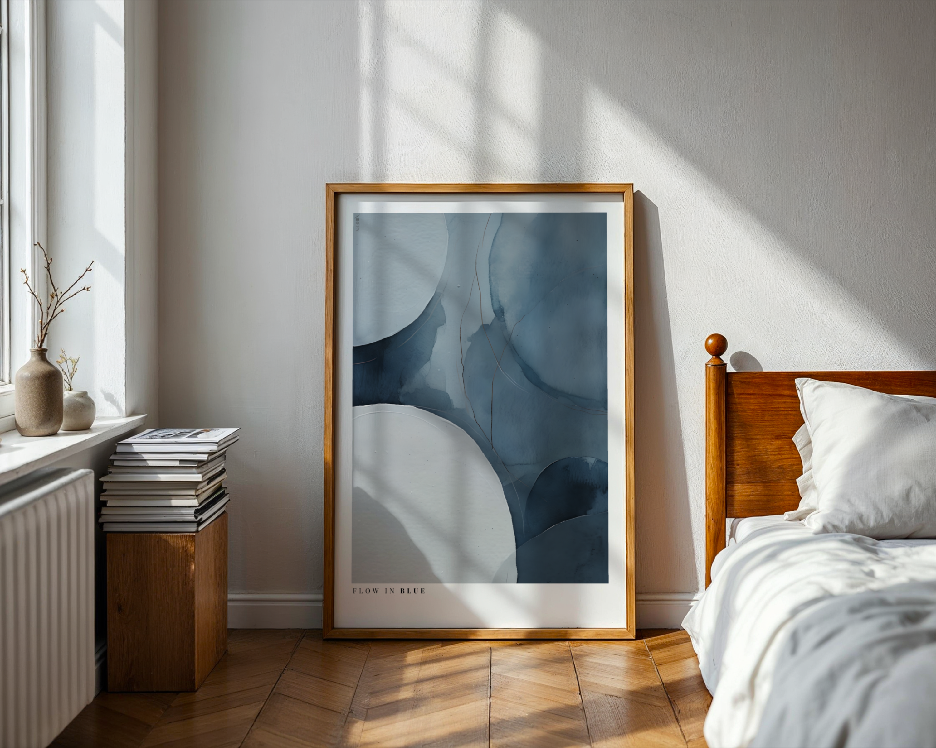 Flow in blue no.1 Print