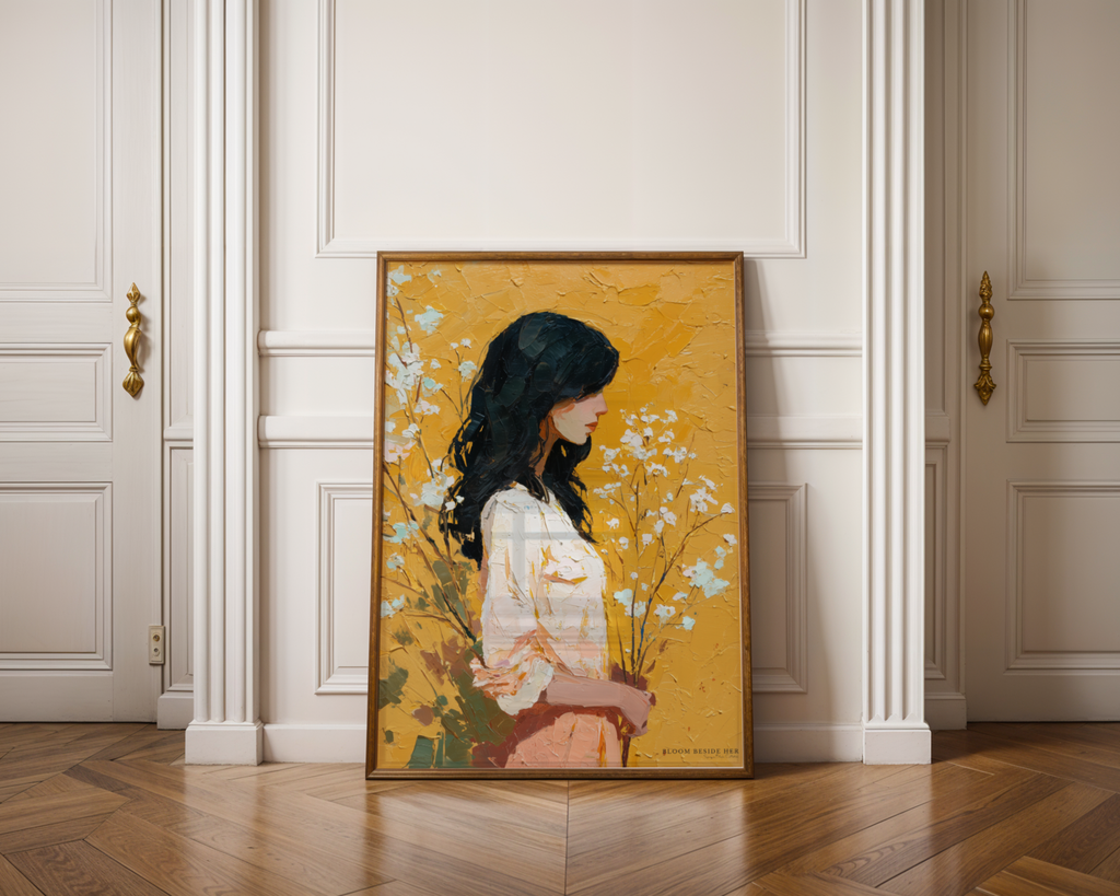 Bloom Beside Her Print