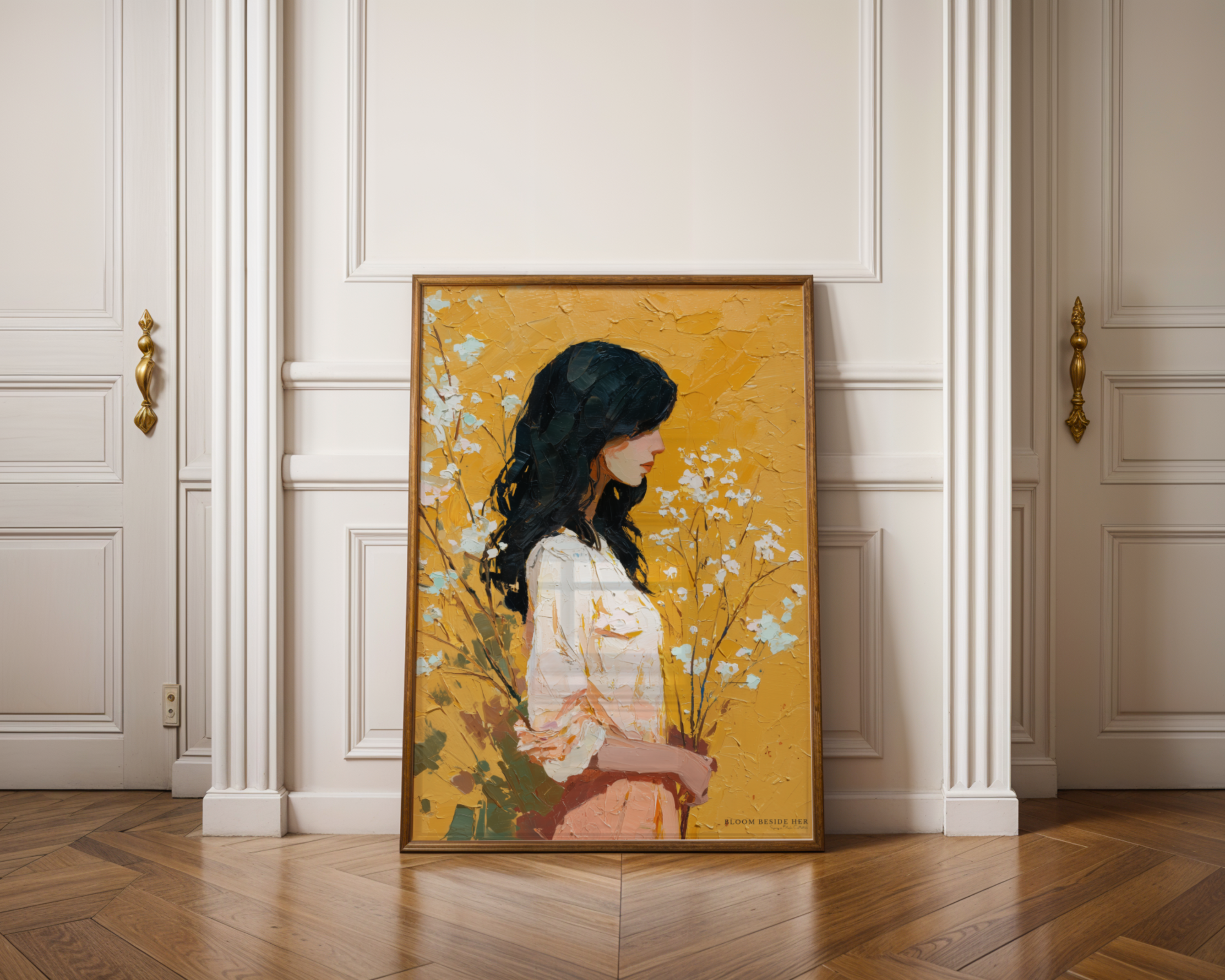 Bloom Beside Her Print