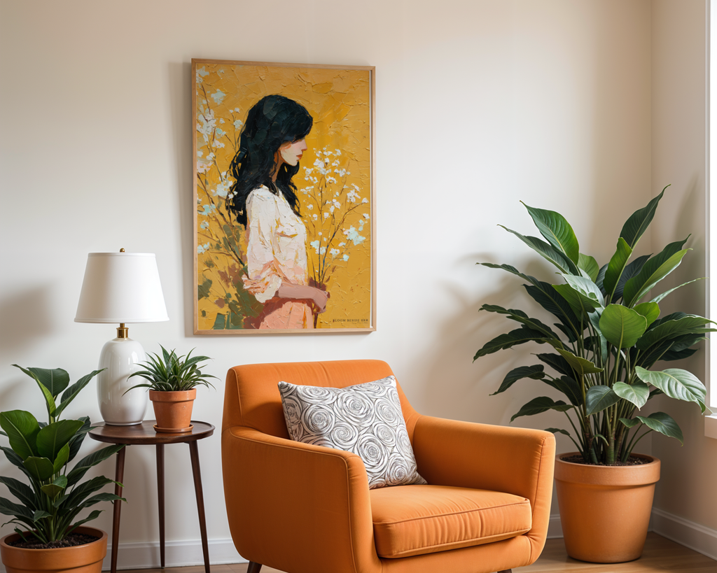 Bloom Beside Her Print