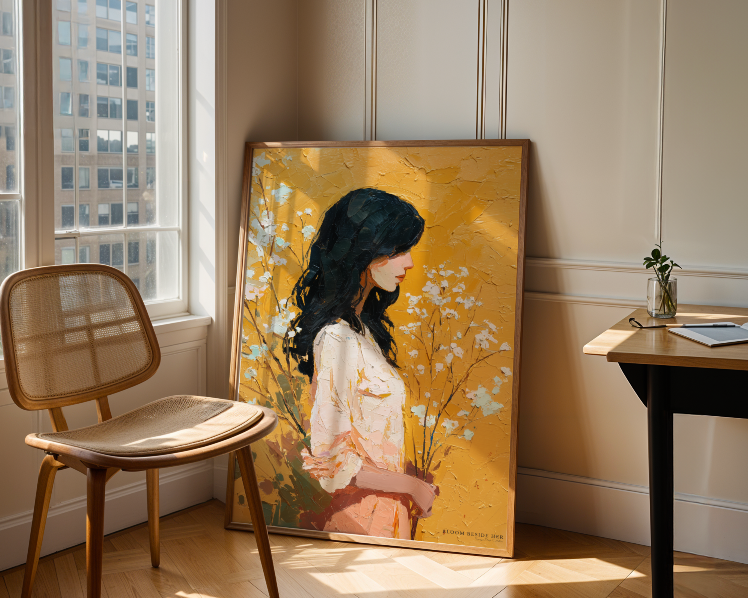 Bloom Beside Her Print