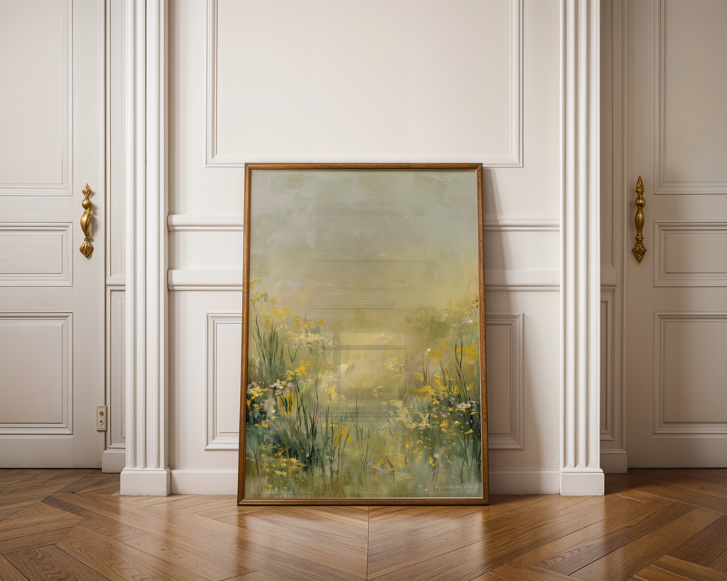 Blooming Field Print