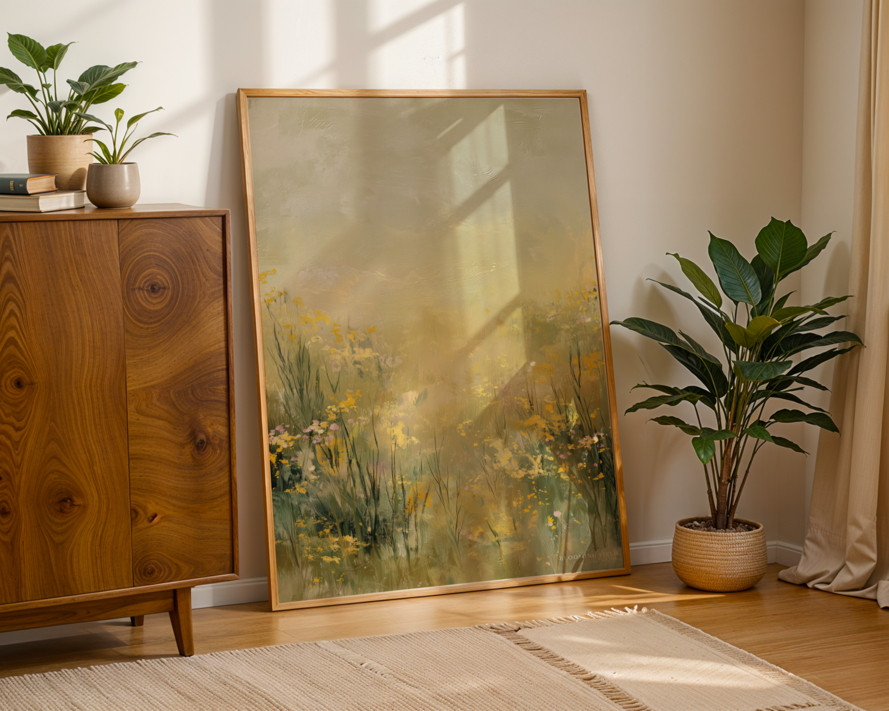 Blooming Field Print