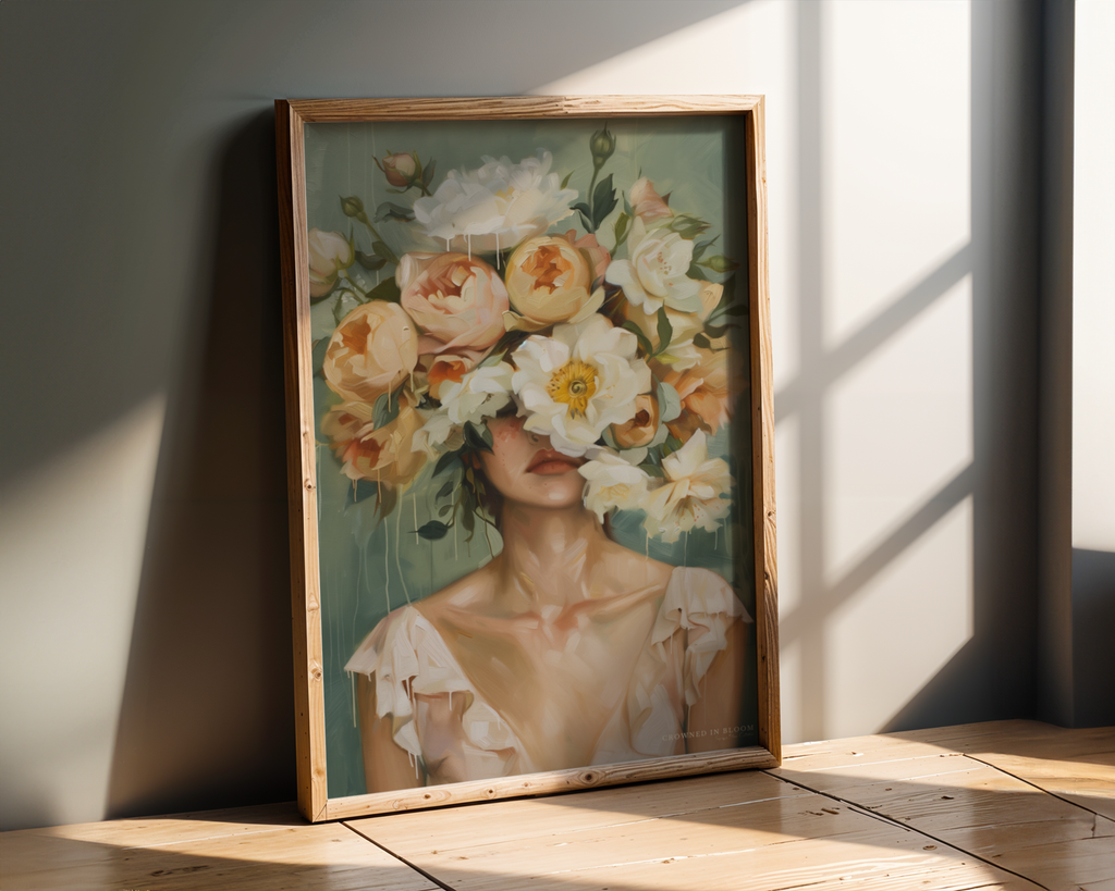 Crowned in Bloom Poster