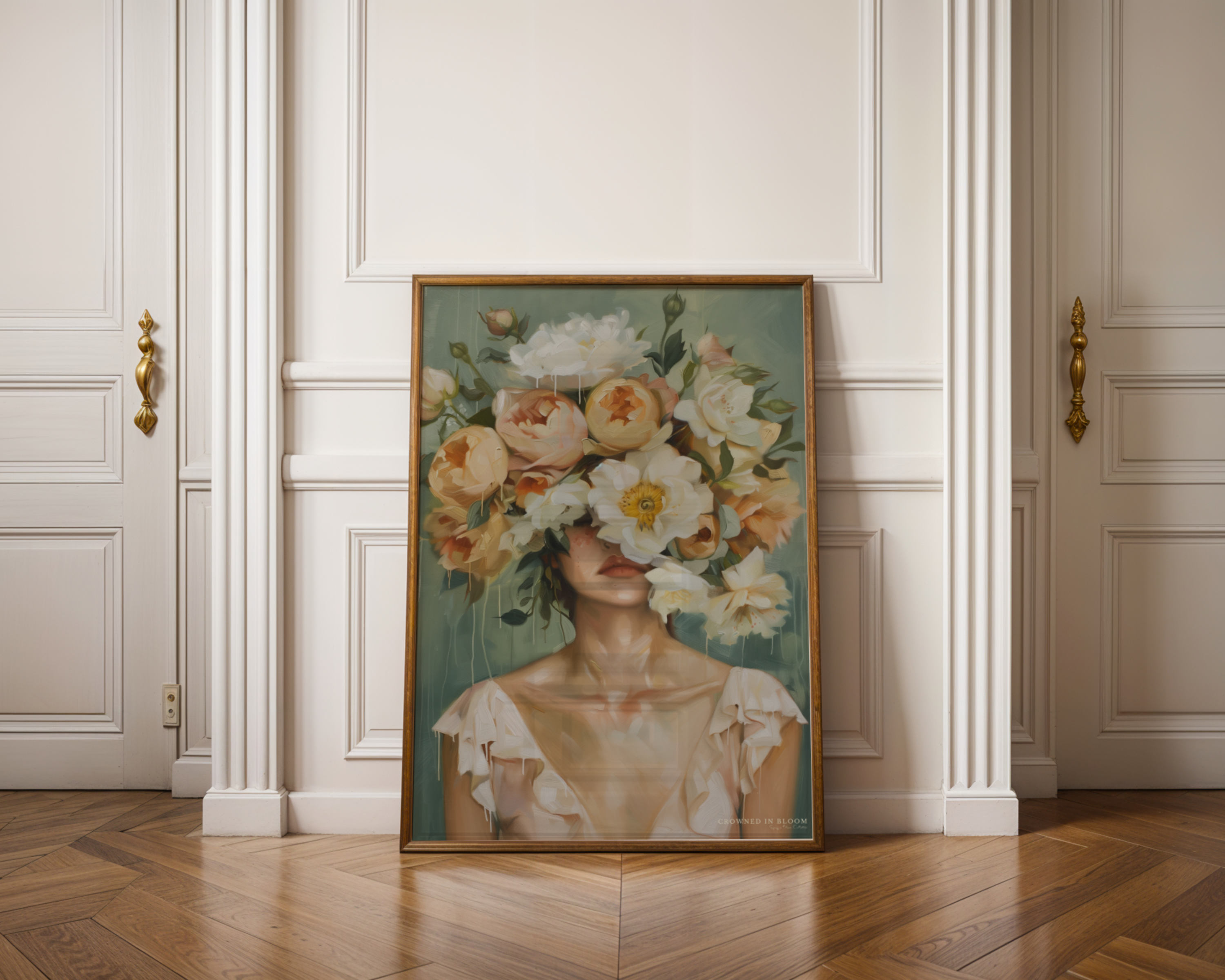 Crowned in Bloom Print
