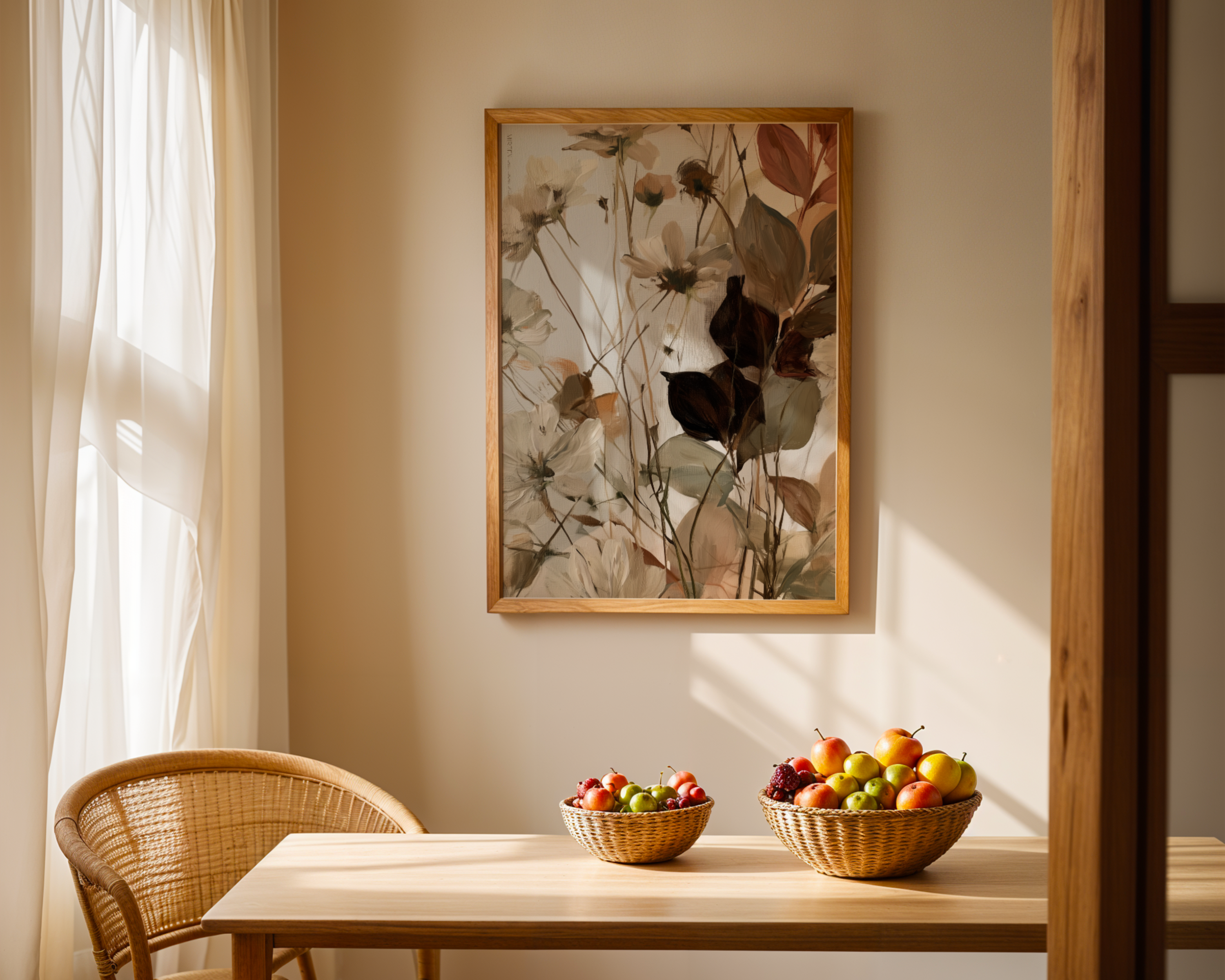 Earthy Flora Poster