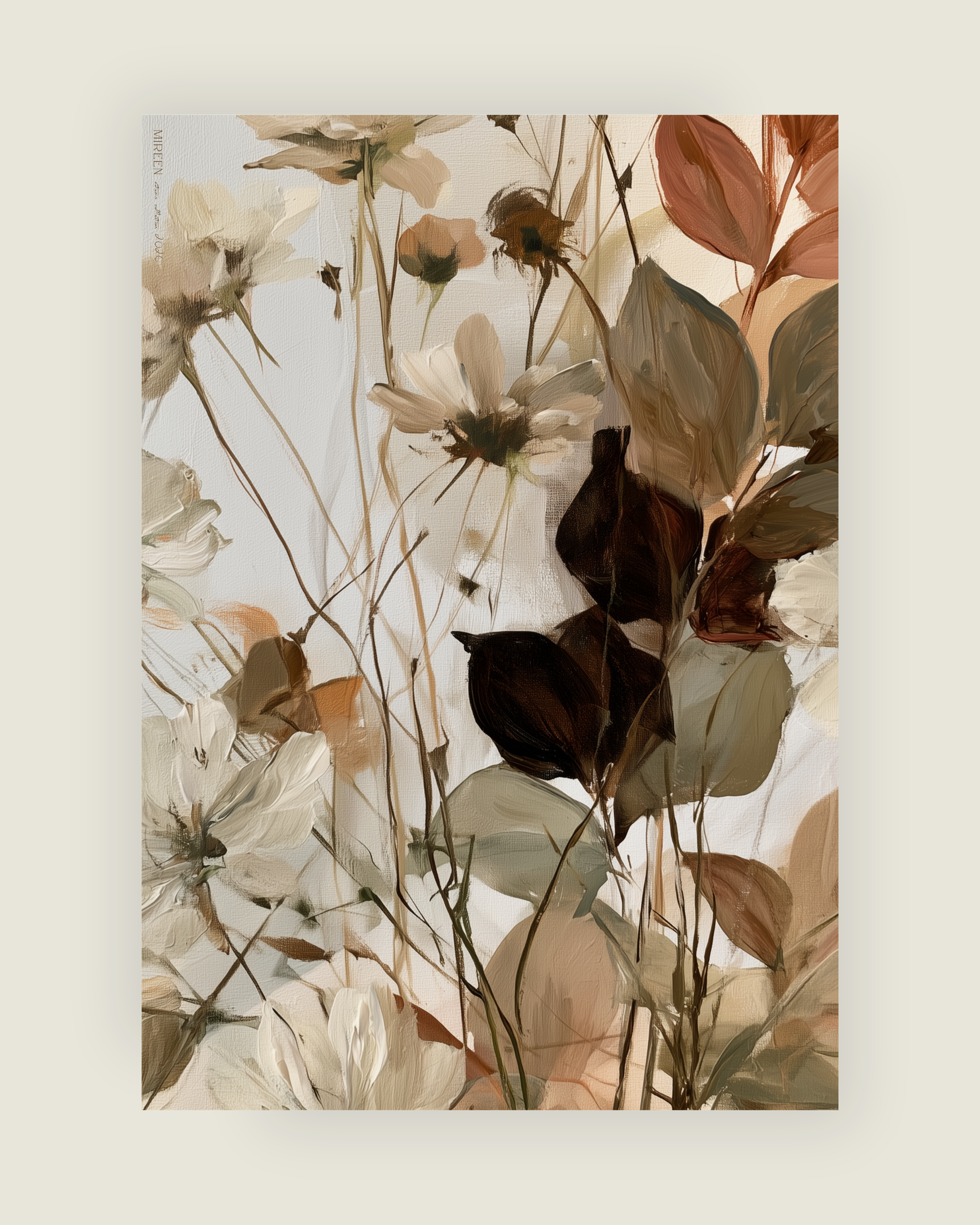 Earthy Flora Print