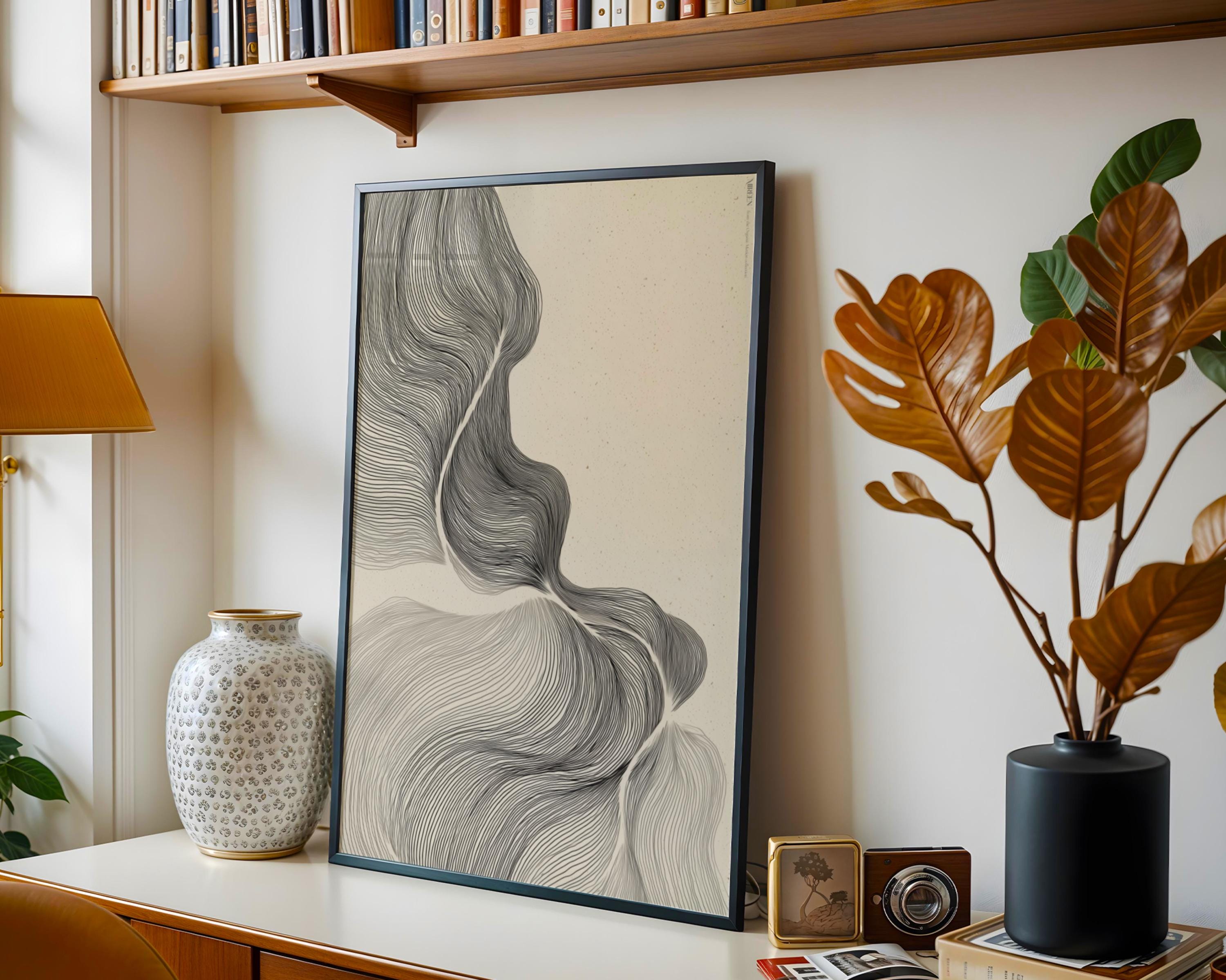 Fluid Contours No.3 Print